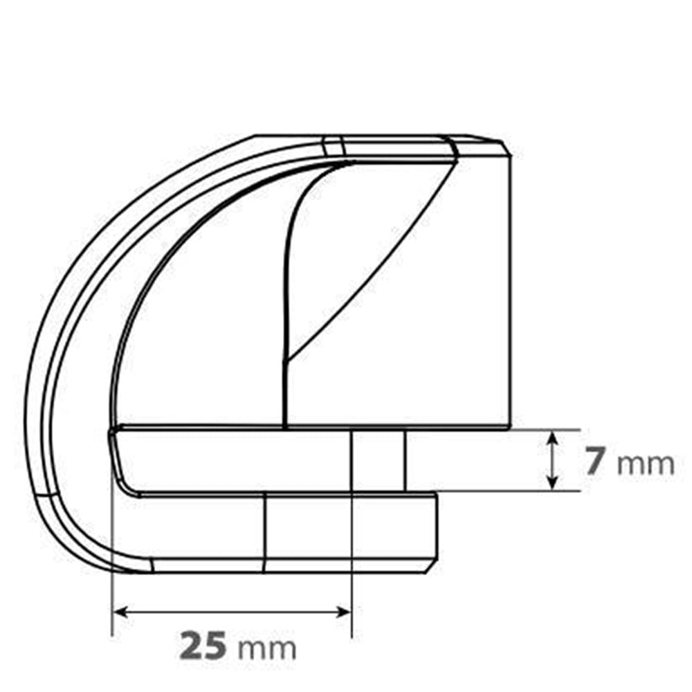 Lampa Stone XS Kırmızı 5,5mm Disk Kilidi 2 Anahtarlı 90562