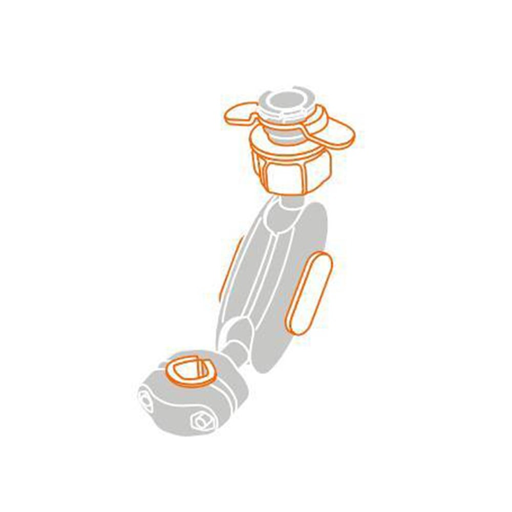 Lampa Titan Opti-Bar Orbit Uzatma Kollu Ayna ve Crossbar Telefon Bağlantı Aparatı 90561