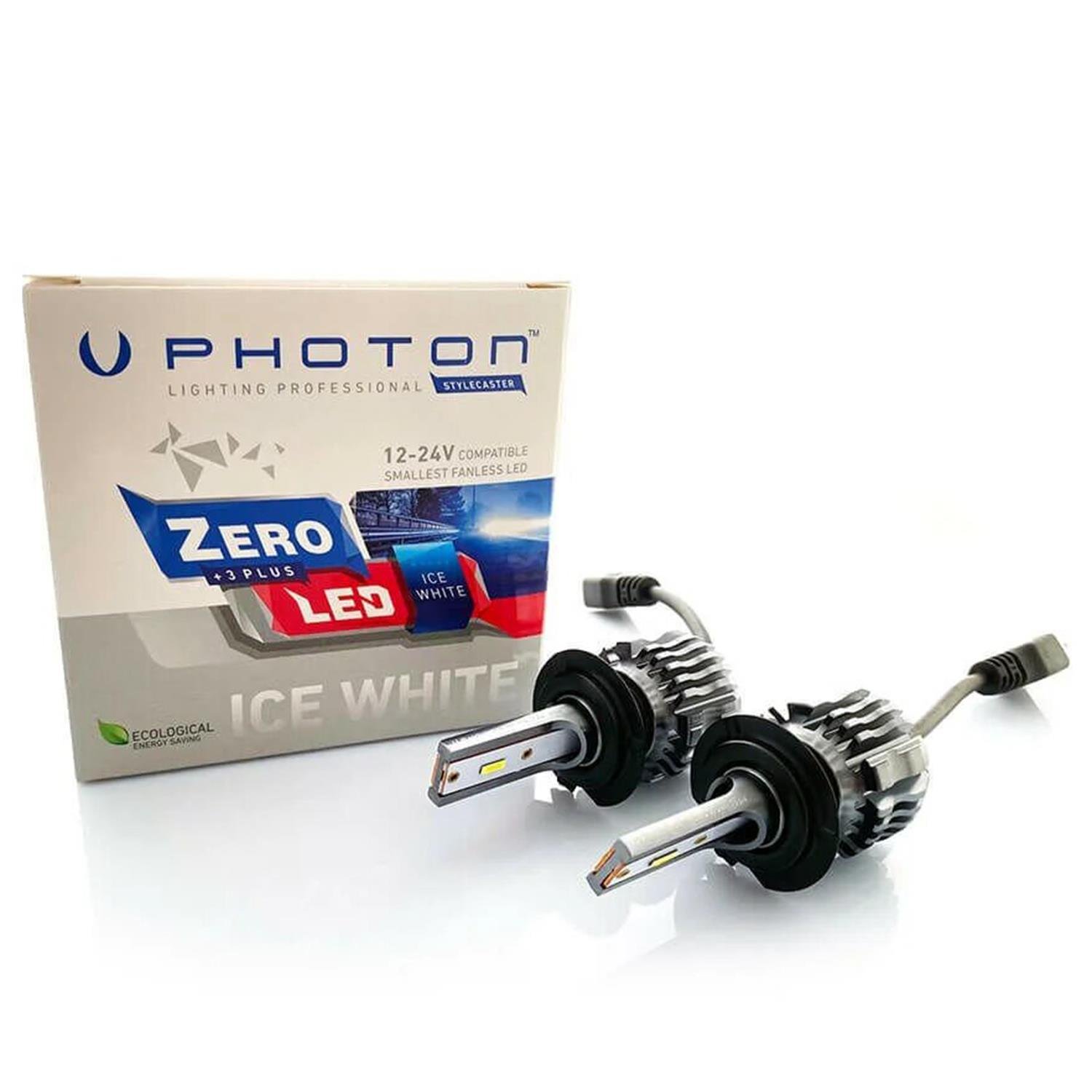Photon Zero H4 Buz Beyazı / Arctic White +3 Plus Fansız Led 12V-24V