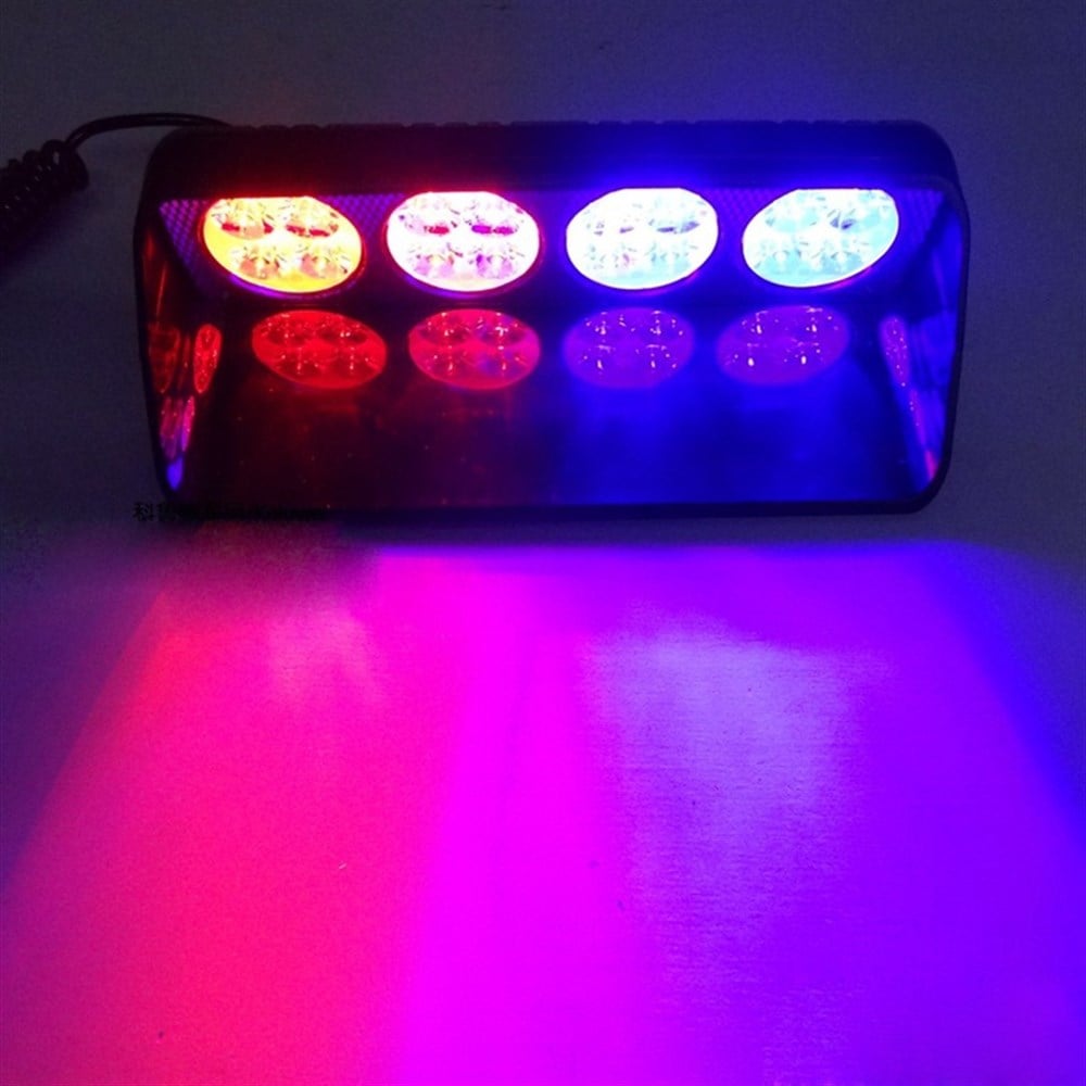 Space Cam İçi Çakar Lamba Uzaktan Kumandalı 16 Led 24W 12V Kırmızı-Mavi / LAPA520