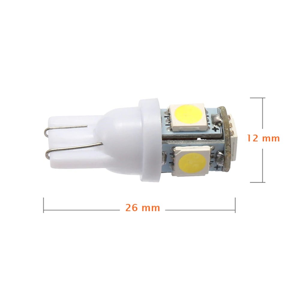Space Dekoratif Led Ampul T10-2x5 SMD Led Mavi 12V/LAAM118-2-12
