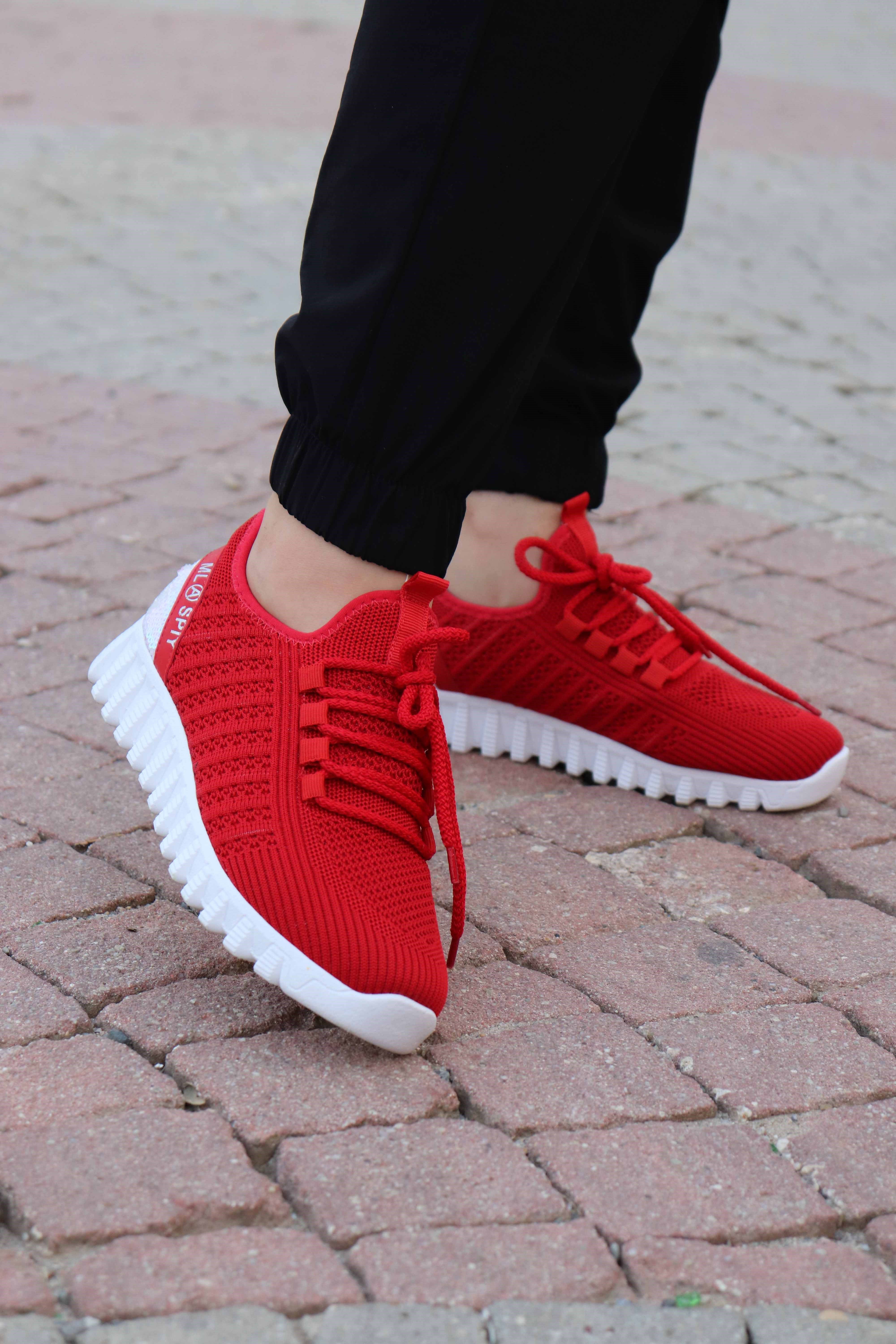 Arkası Payetli Triko Sneaker 611