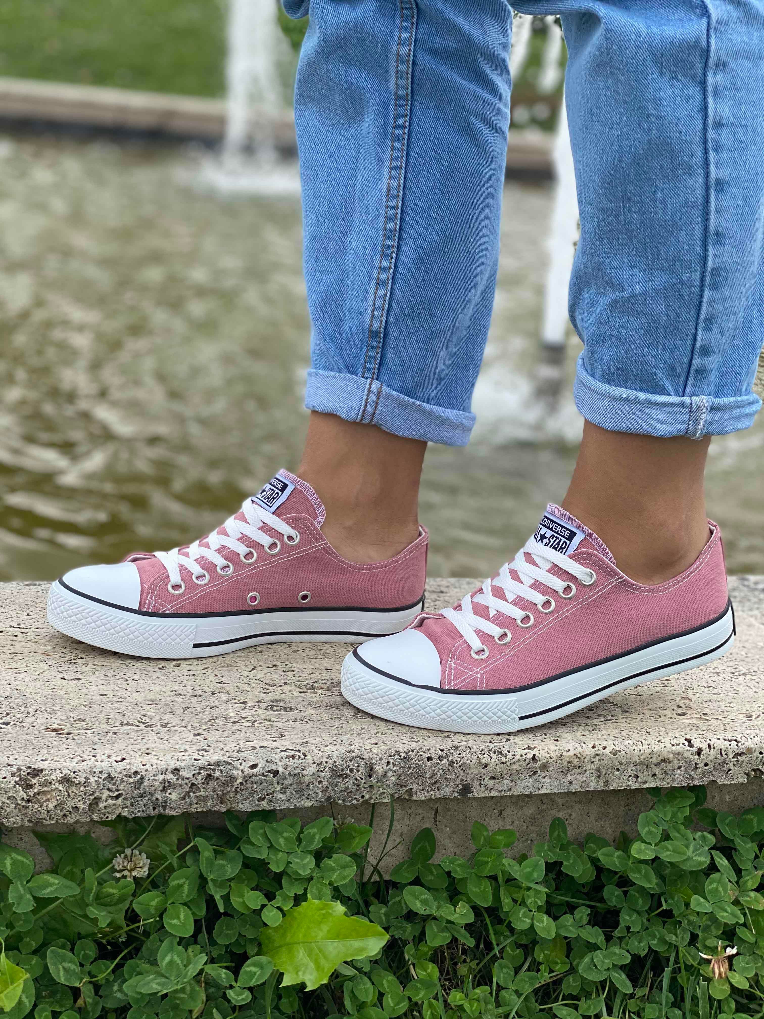 Converse Kadın Ayakkabı İmitasyon - GÜL KURUSU