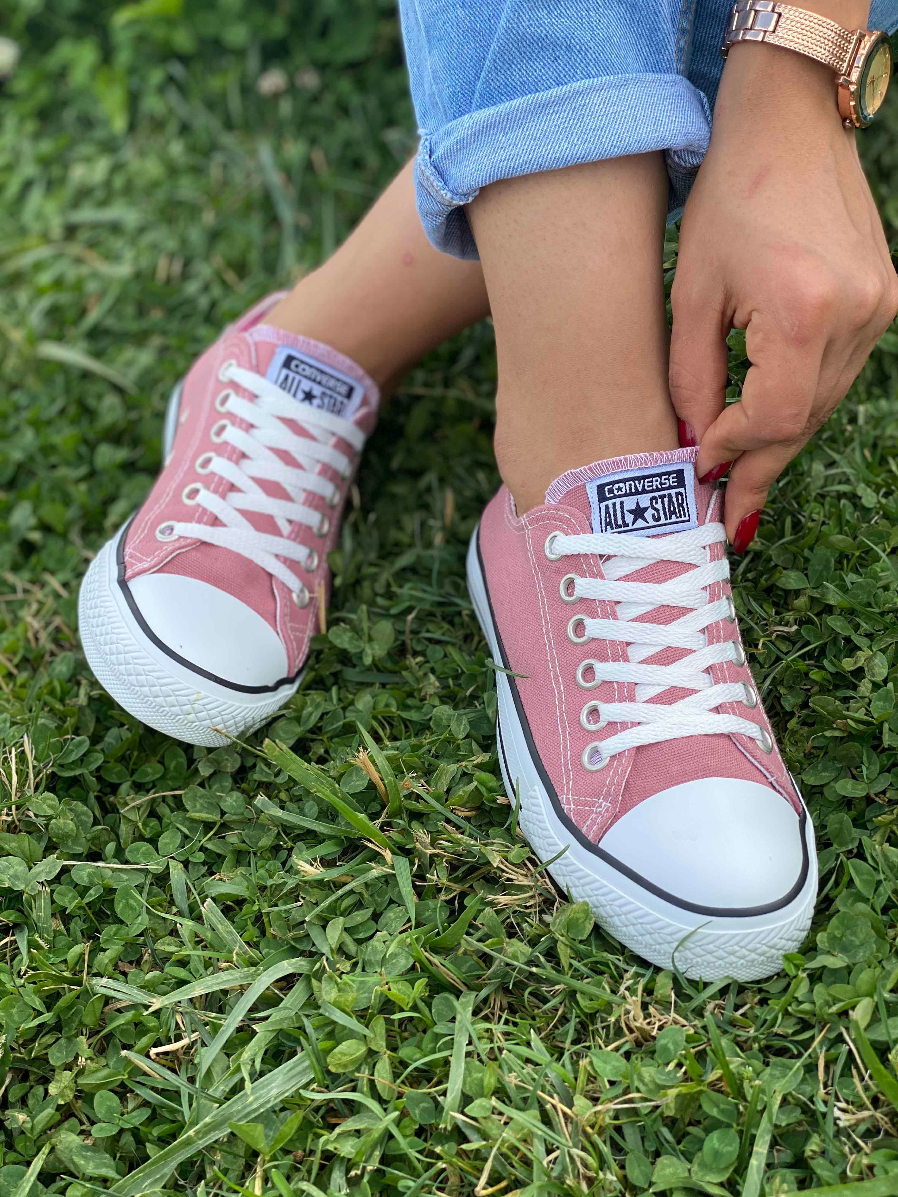 Converse Kadın Ayakkabı İmitasyon - GÜL KURUSU