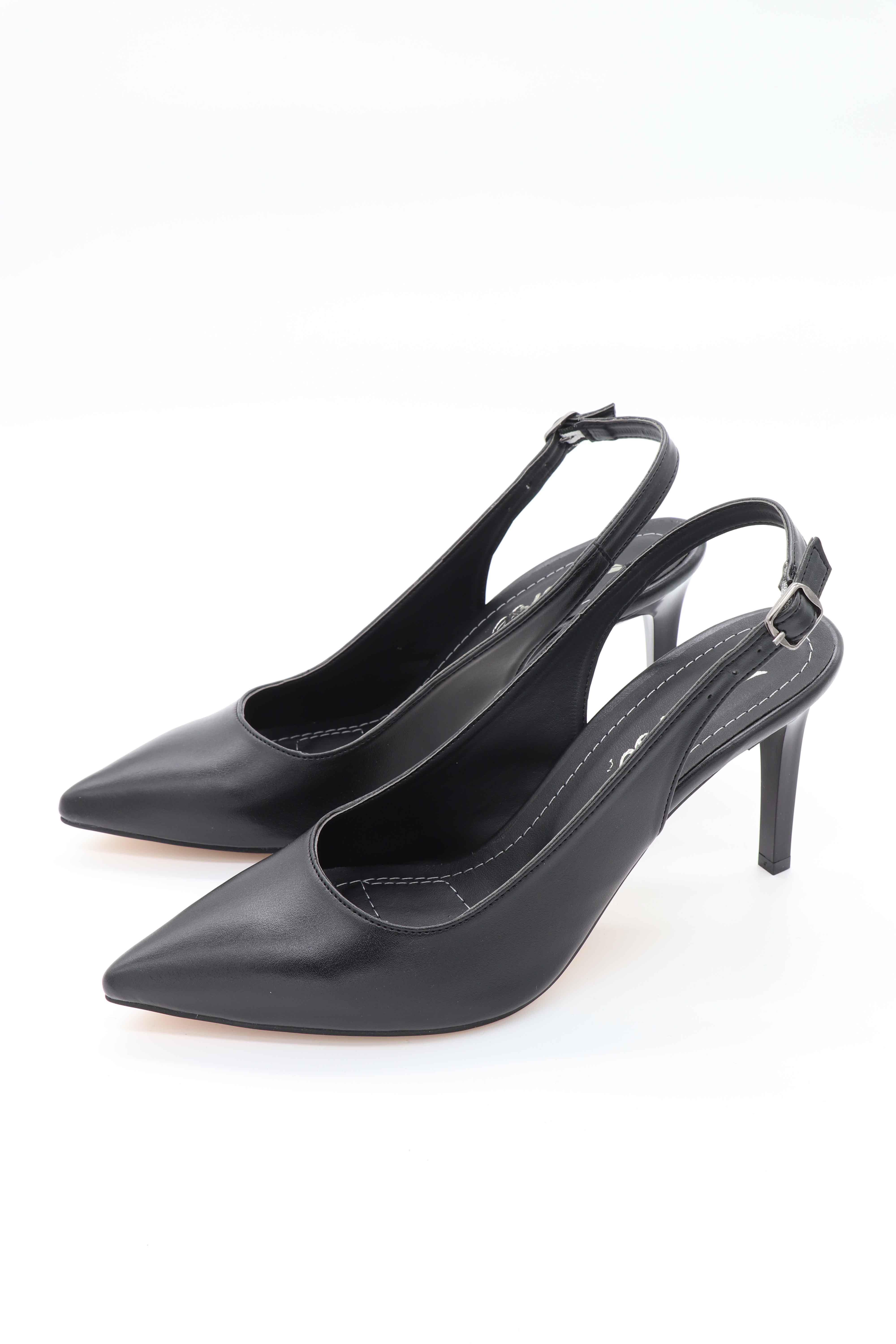 Forse Stiletto Kadın Topuklu Ayakkabı Fr-500 - SIYAH