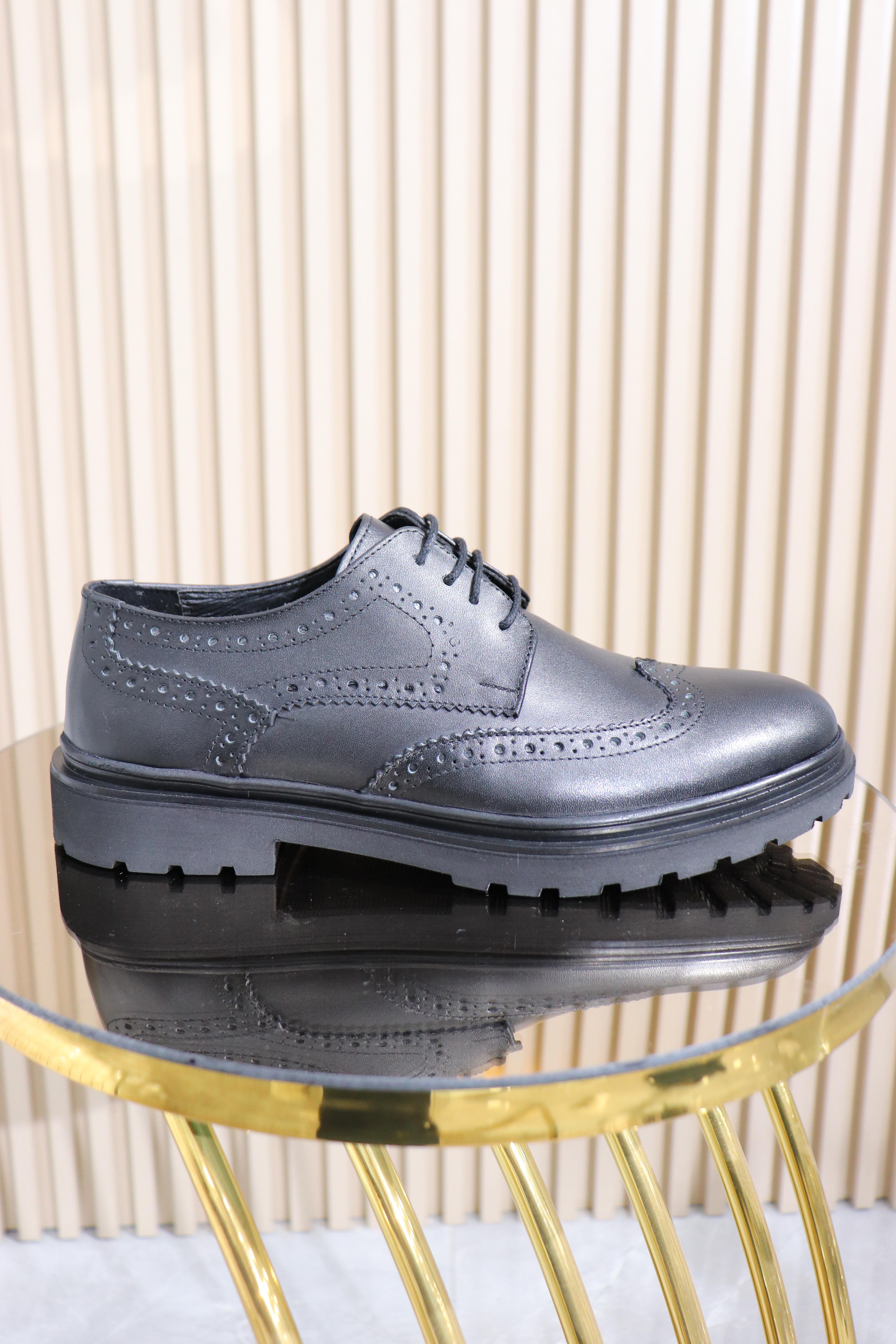 HAKİKİ DERİ DESENLİ ERKEK KUNDURA K-001