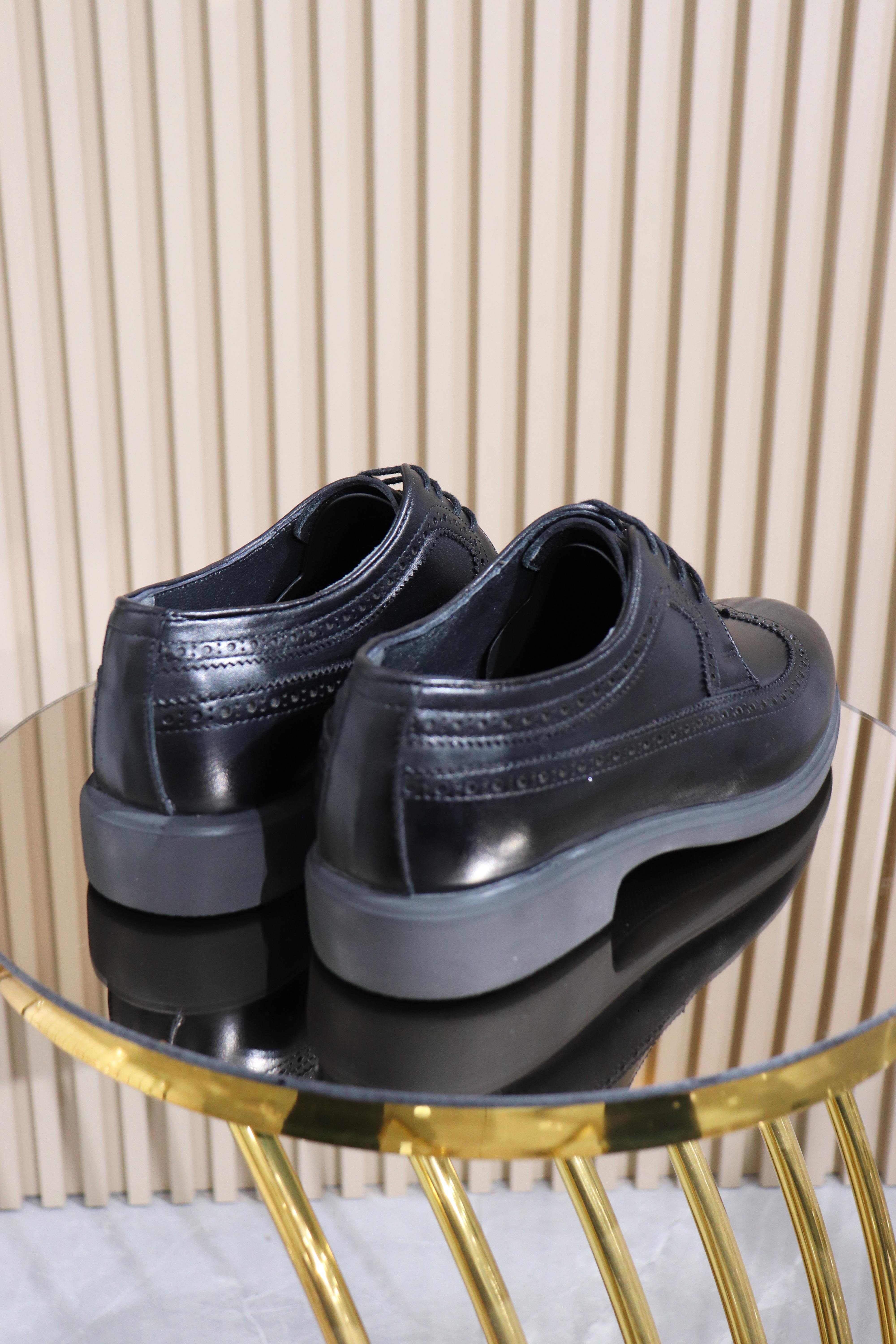 HAKİKİ DERİ DESENLİ ERKEK KUNDURA K-007