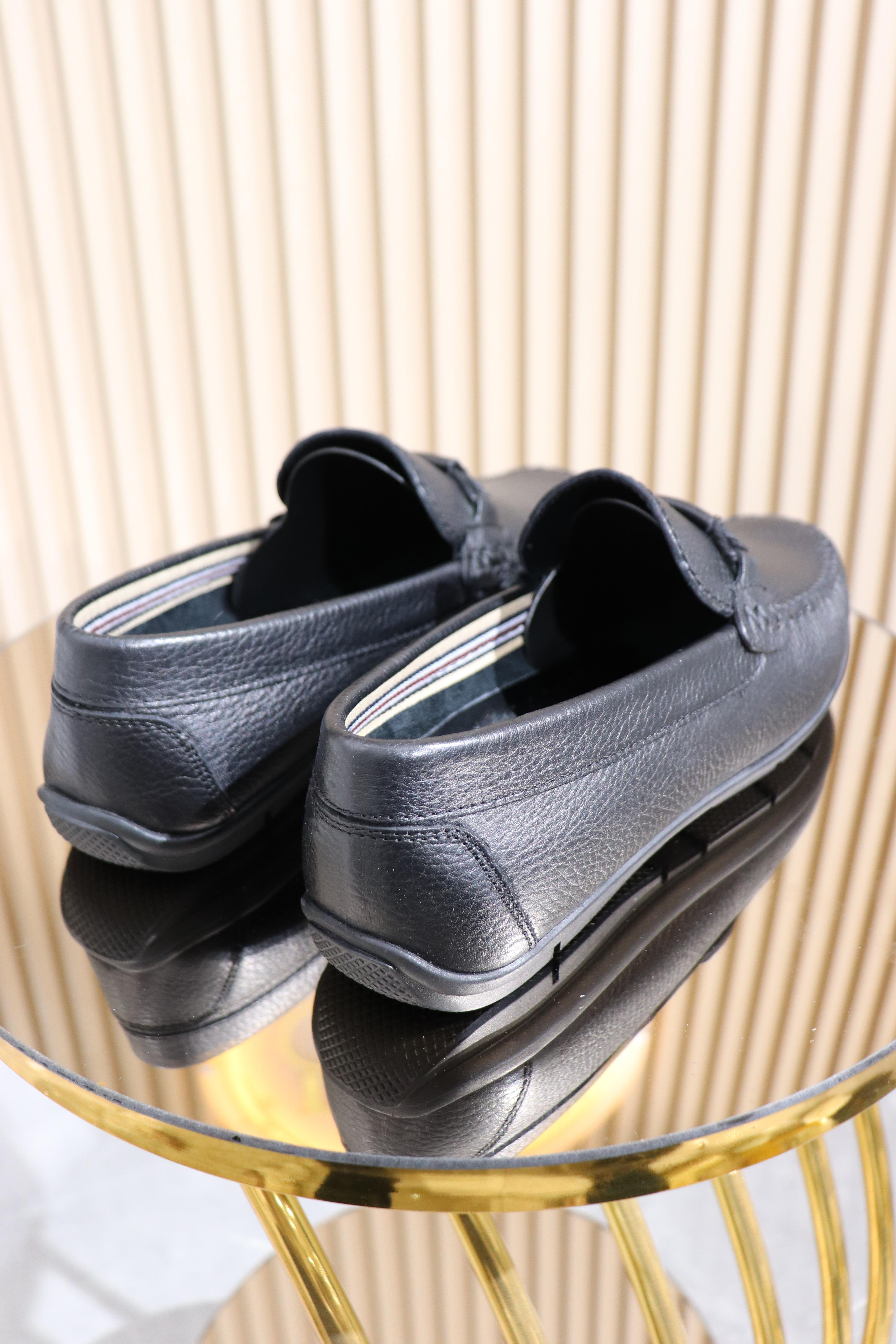 HAKİKİ DERİ İPLİ ERKEK BABET AYAKKABI B-004