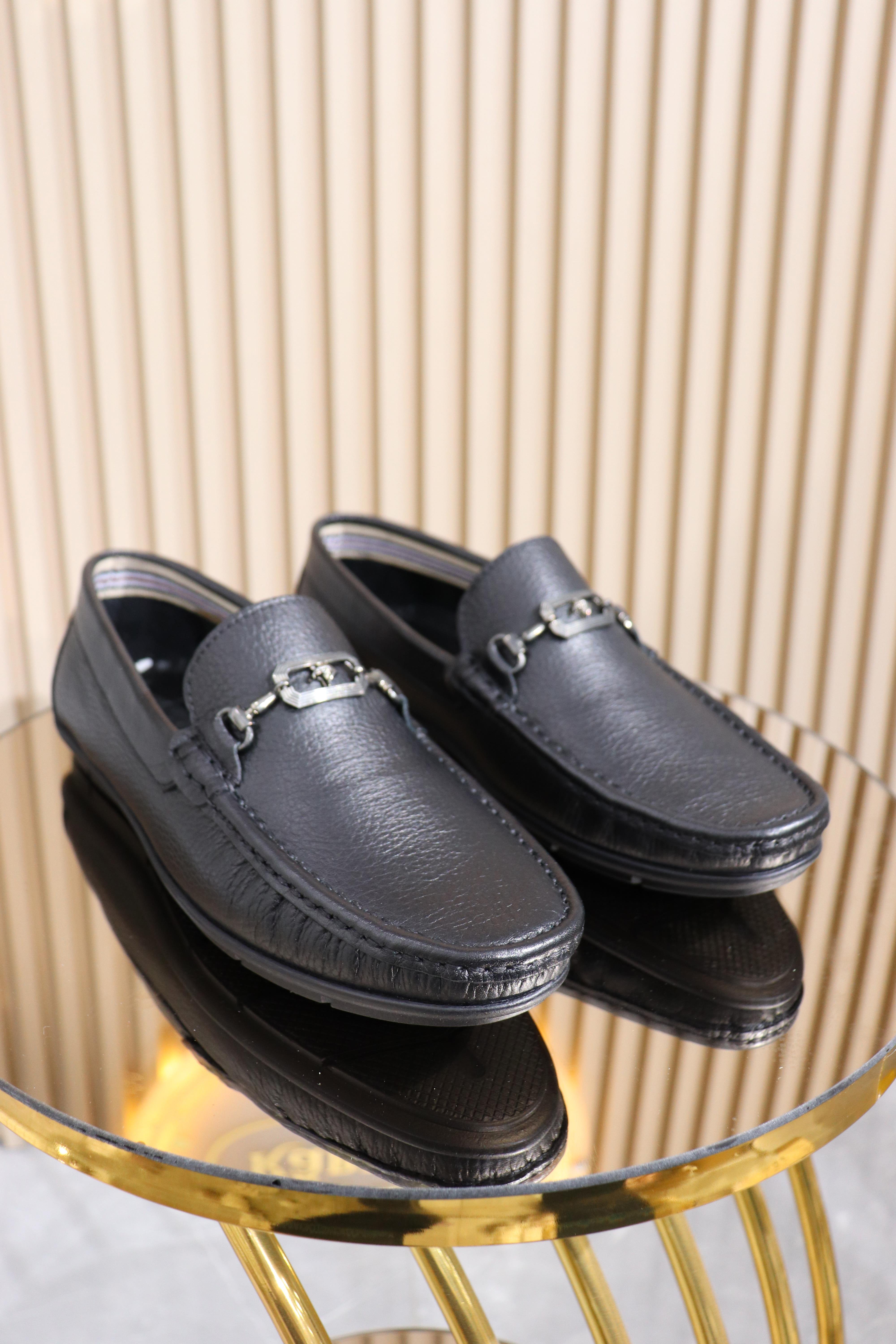 HAKİKİ DERİ TOKALI ERKEK BABET AYAKKABI B-008