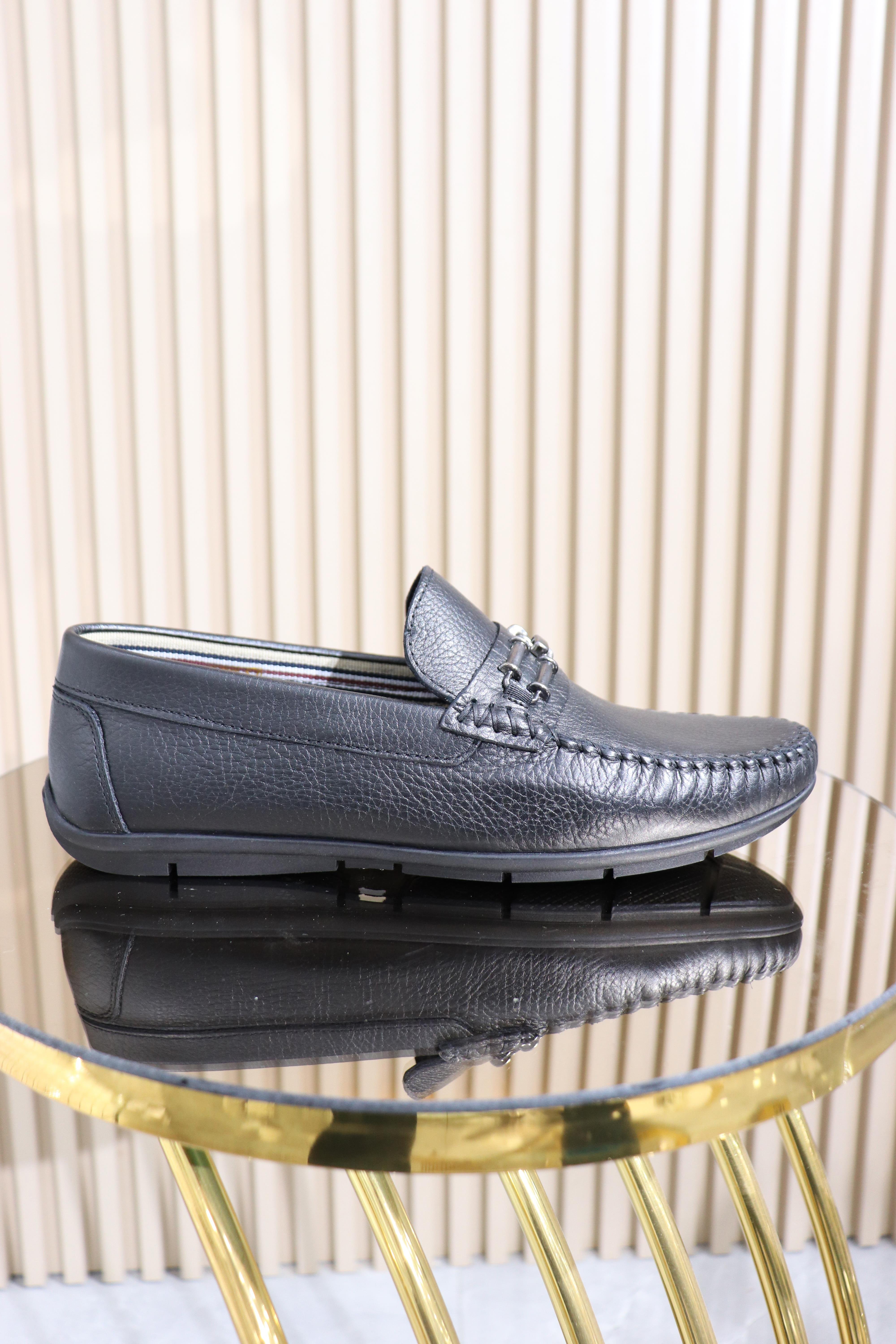 HAKİKİ DERİ TOKALI ERKEK BABET AYAKKABI B-003