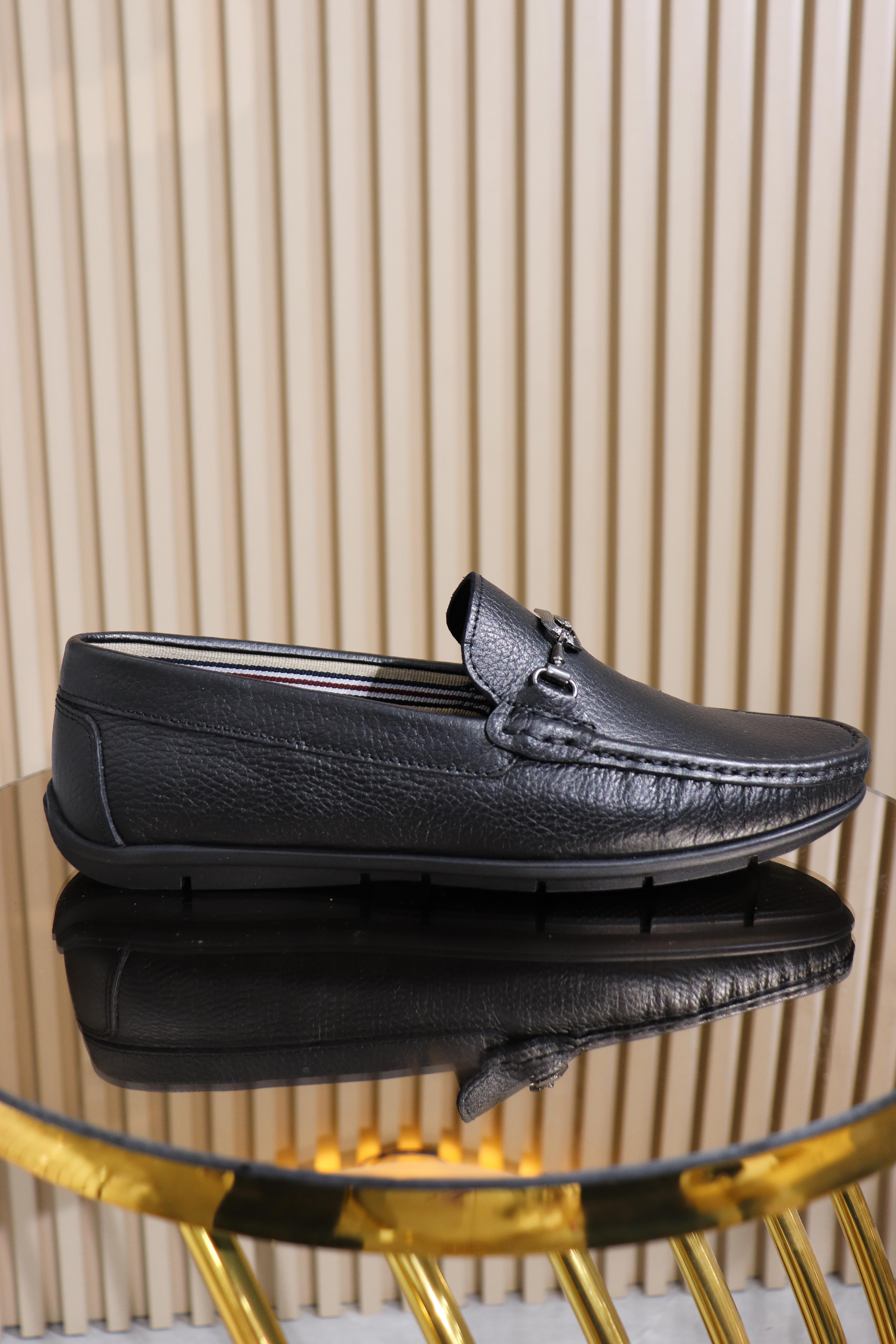 HAKİKİ DERİ TOKALI ERKEK BABET AYAKKABI B-008