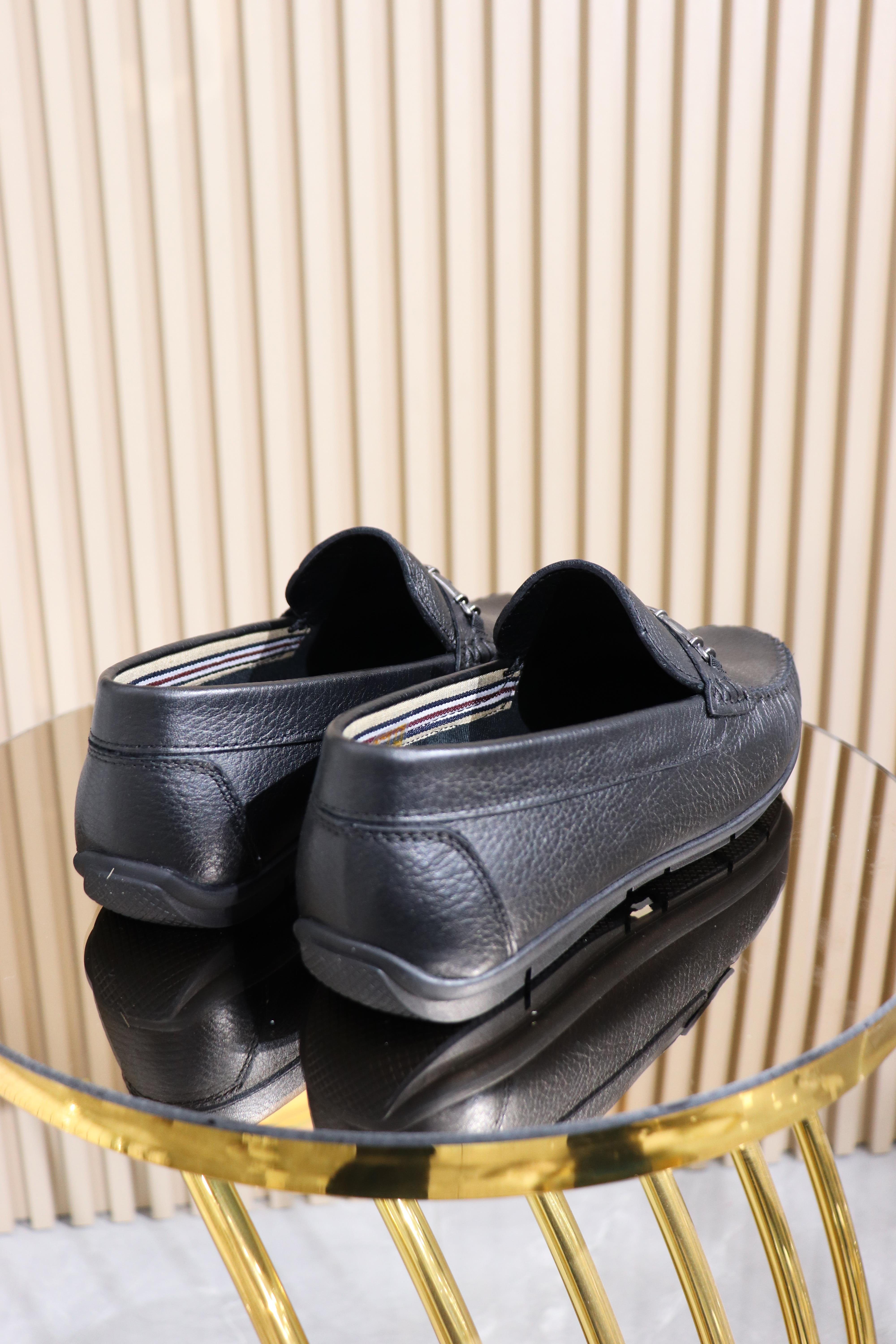 HAKİKİ DERİ TOKALI ERKEK BABET AYAKKABI B-003