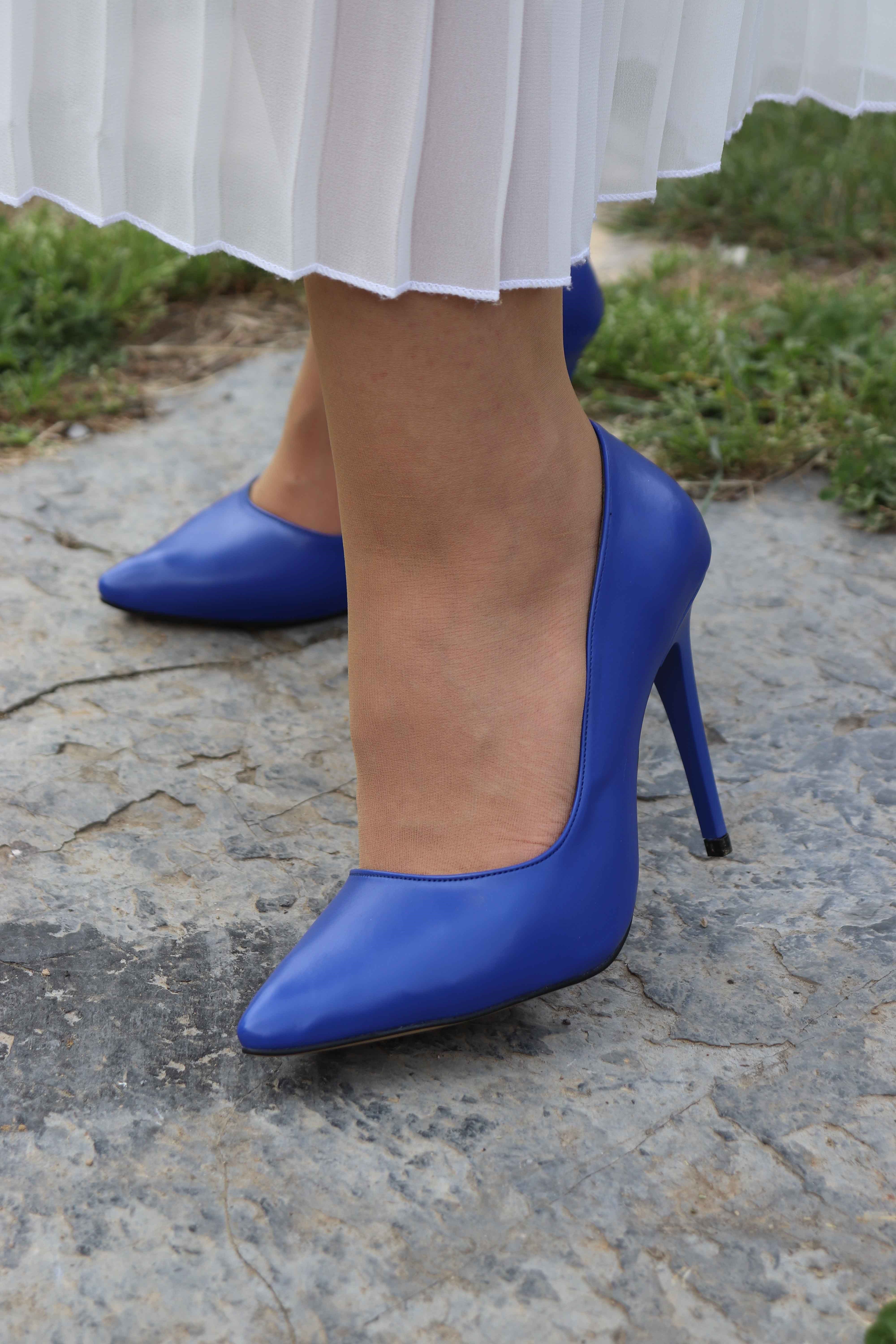 Kapalı Stiletto Topuklu Ayakkabı 511