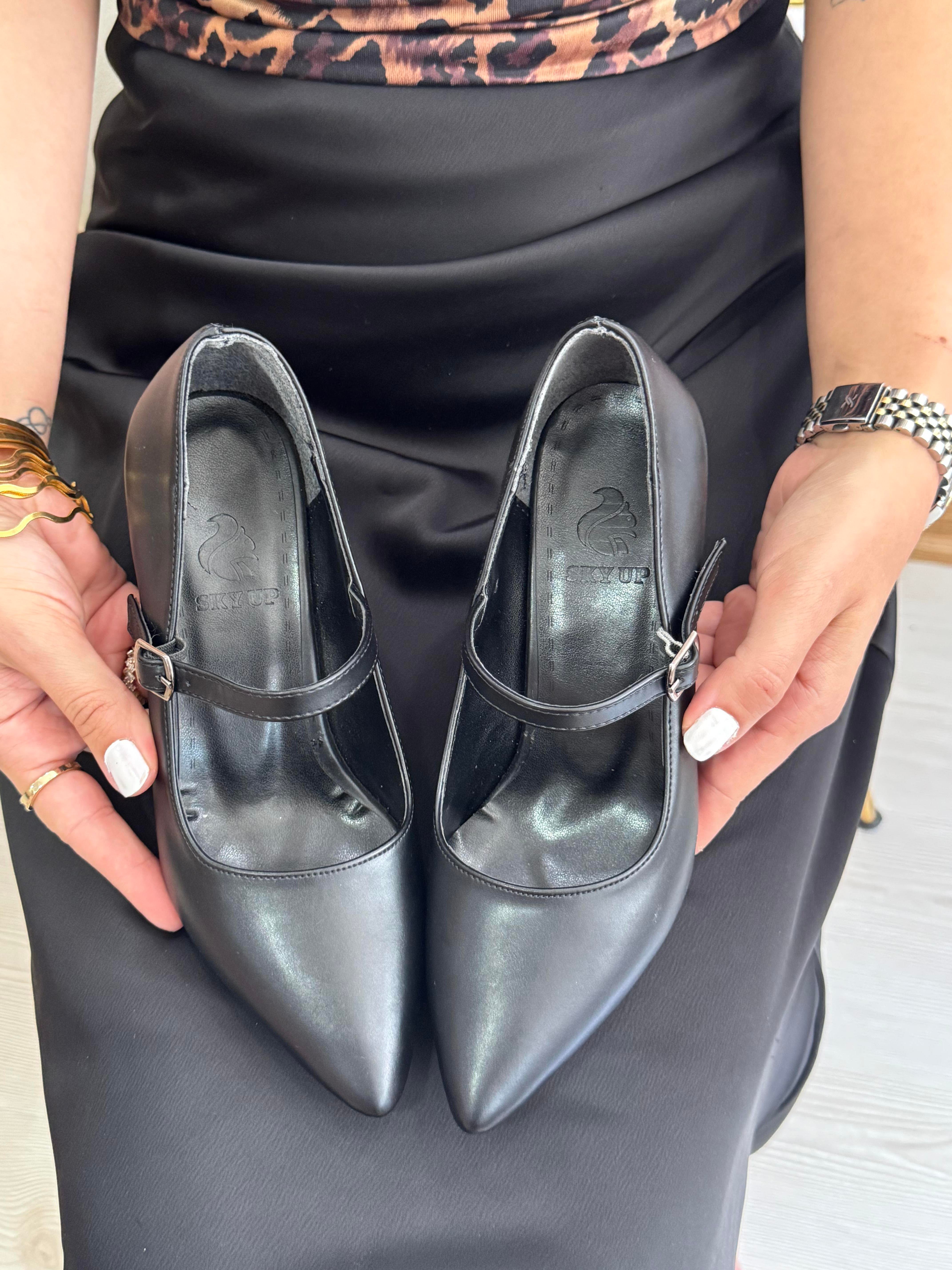 Tek Bant Kemerli Kadın Topuklu Ayakkabı 205