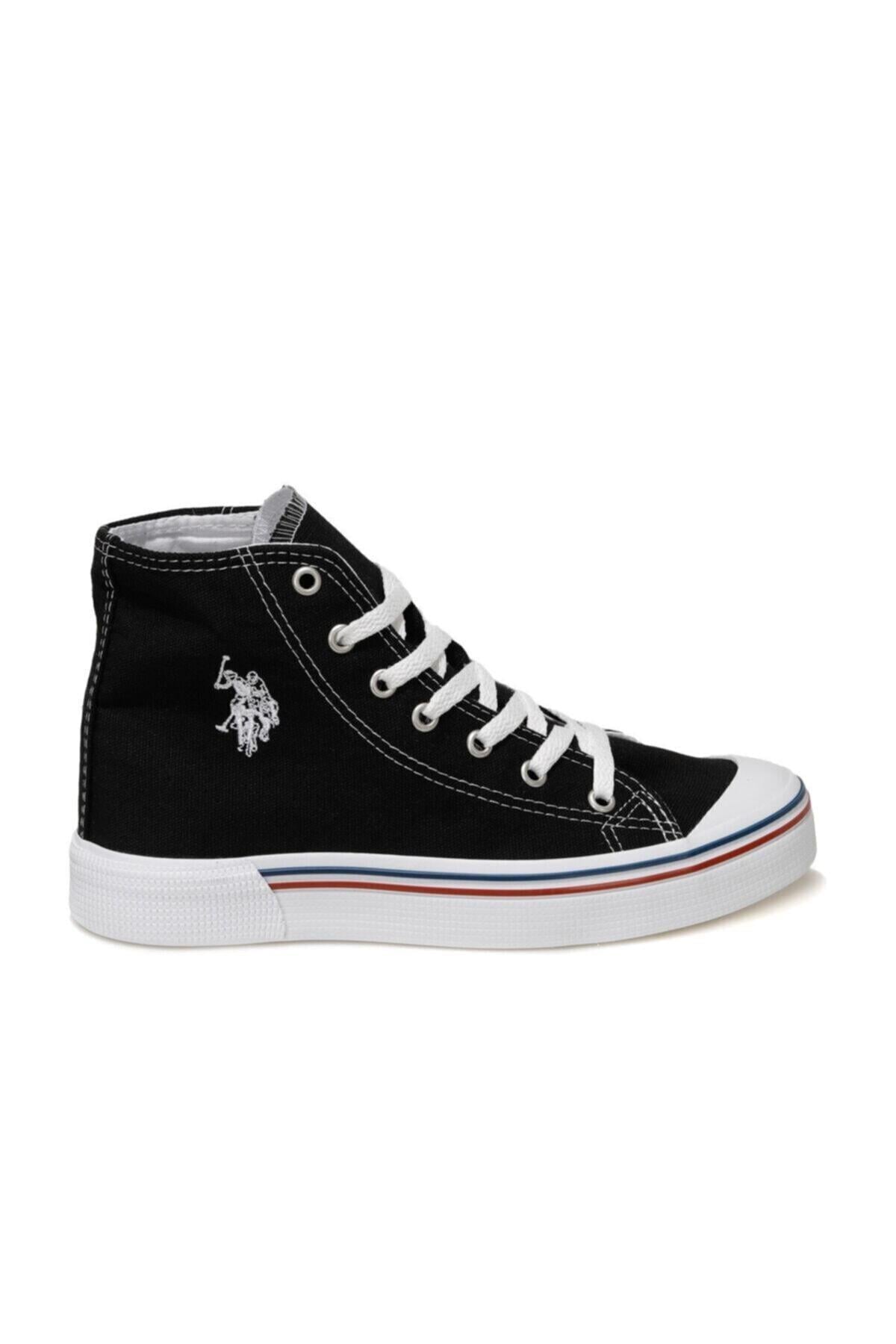 U.S Polo Assn. Boğazlı Kadın Sneaker Penelope Hıgh 2Fx - SIYAH