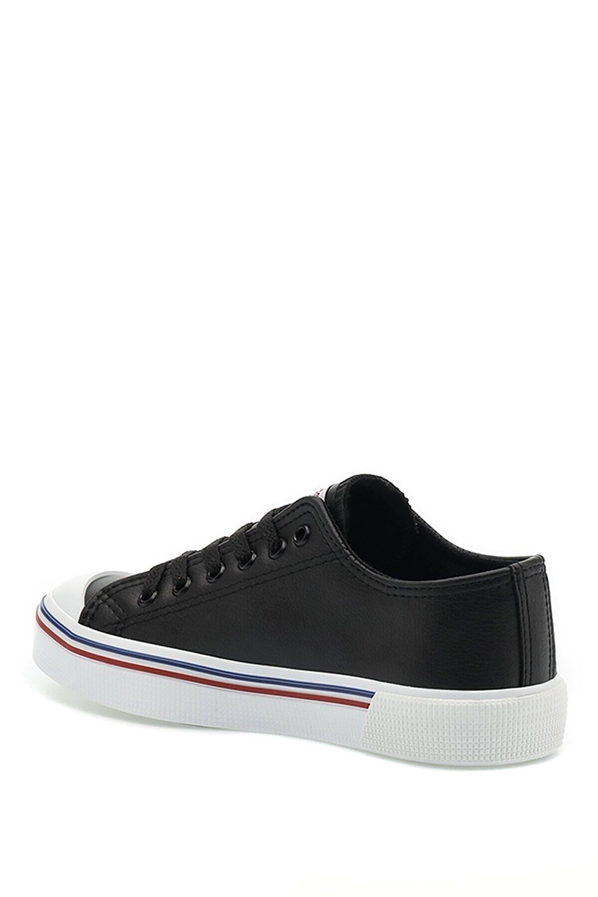 U.S Polo Assn. Unisex Cilt Sneaker Penelope Hıgh Wt - SIYAH