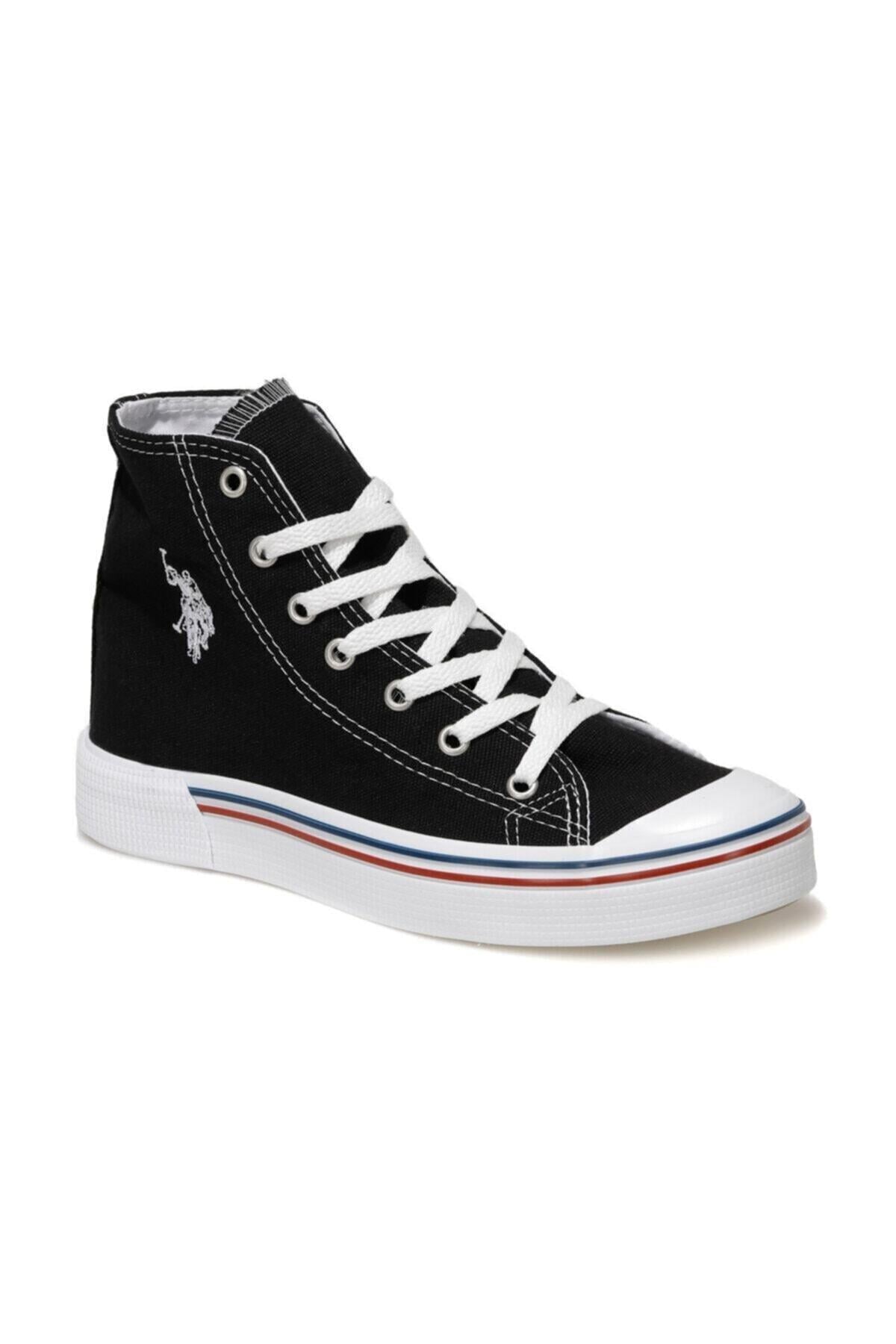 U.S Polo Assn. Boğazlı Kadın Sneaker Penelope Hıgh 2Fx - SIYAH