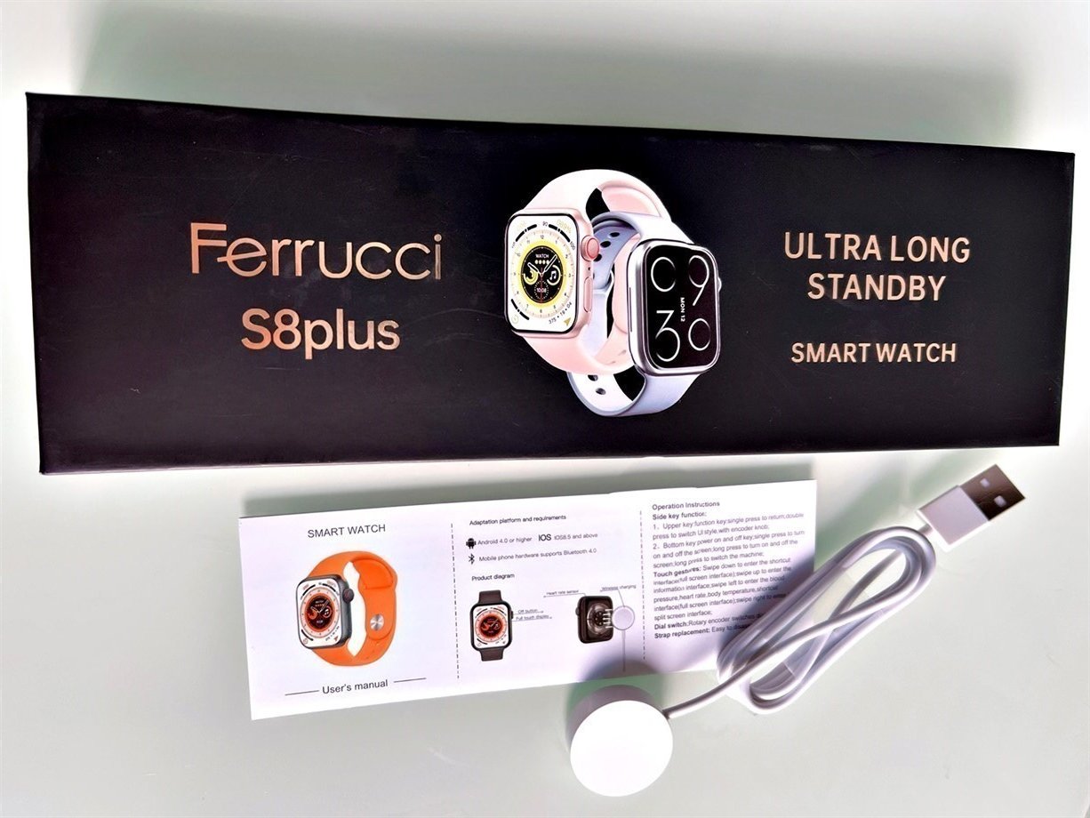 Ferrucci S8plus Ultra Long Standby Smart Watch Akıllı Kol Saati  FC-SMART-S8 PLUS.15