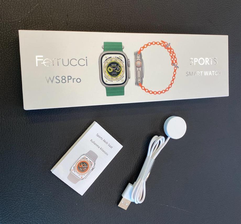 Ferrucci WS8 Pro Sports Smart Watch Akıllı Kol Saati  FC-SMART-WS8 PRO.01