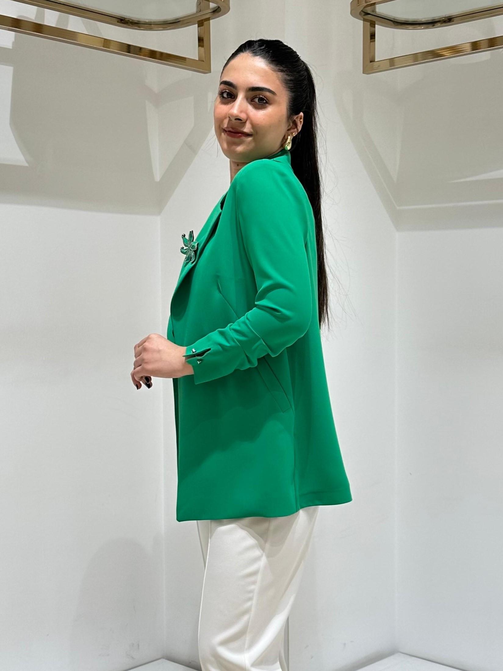 AHSEN BAYAN CEKET 3120 Yeşil