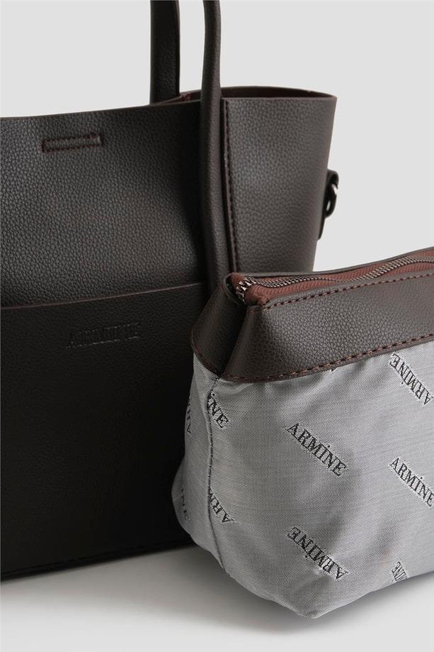 ARMİNE ÇANTA 25K398 KAHVE