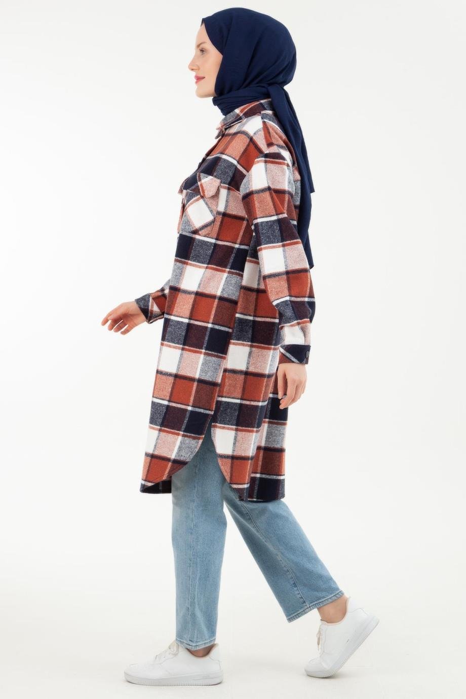 ARMİNE TREND 23KT402 TUNİK KİREMİT