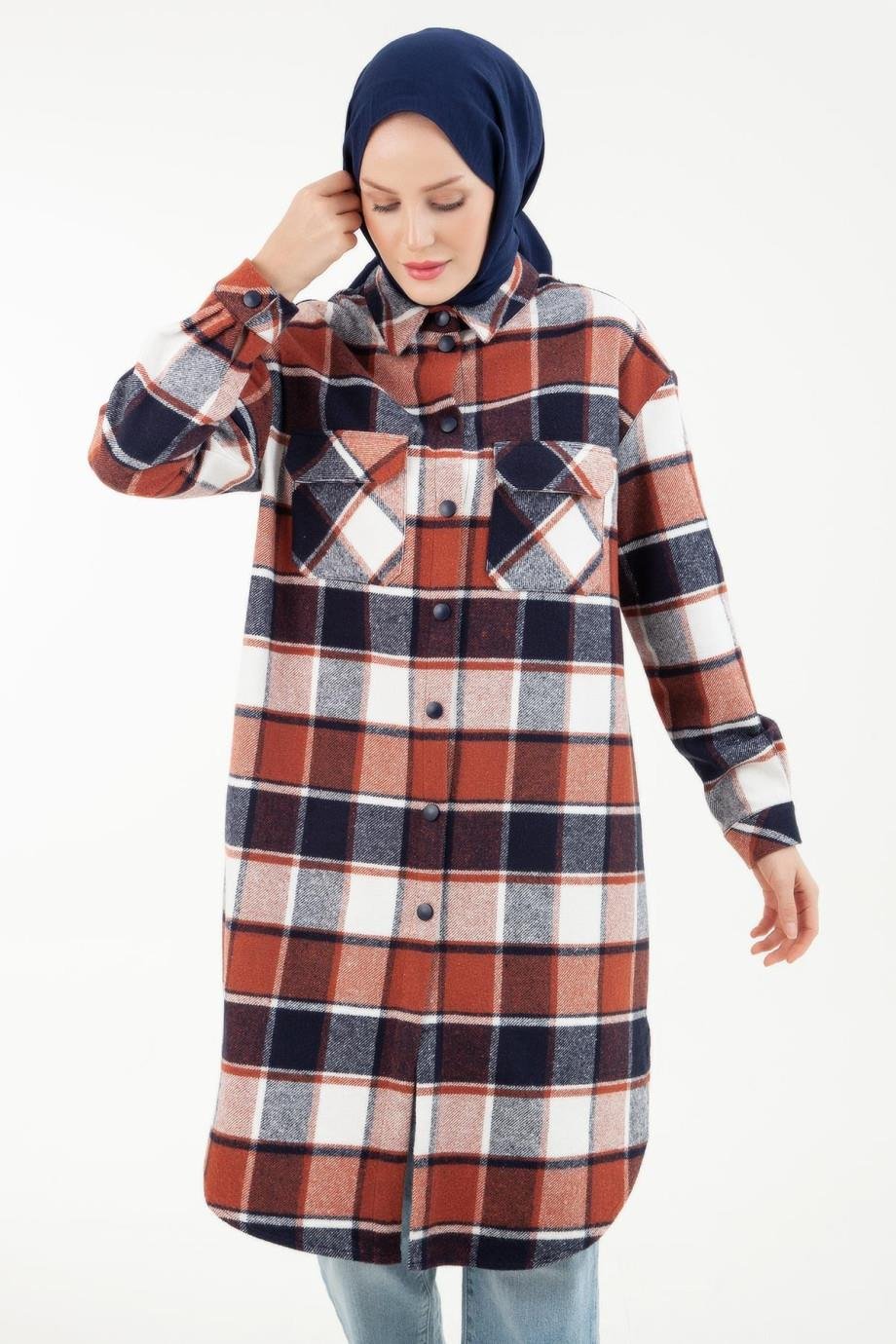 ARMİNE TREND 23KT402 TUNİK KİREMİT
