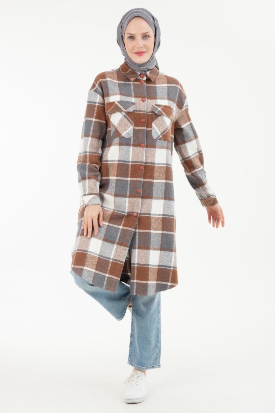 ARMİNE TREND 23KT402 TUNİK Taba