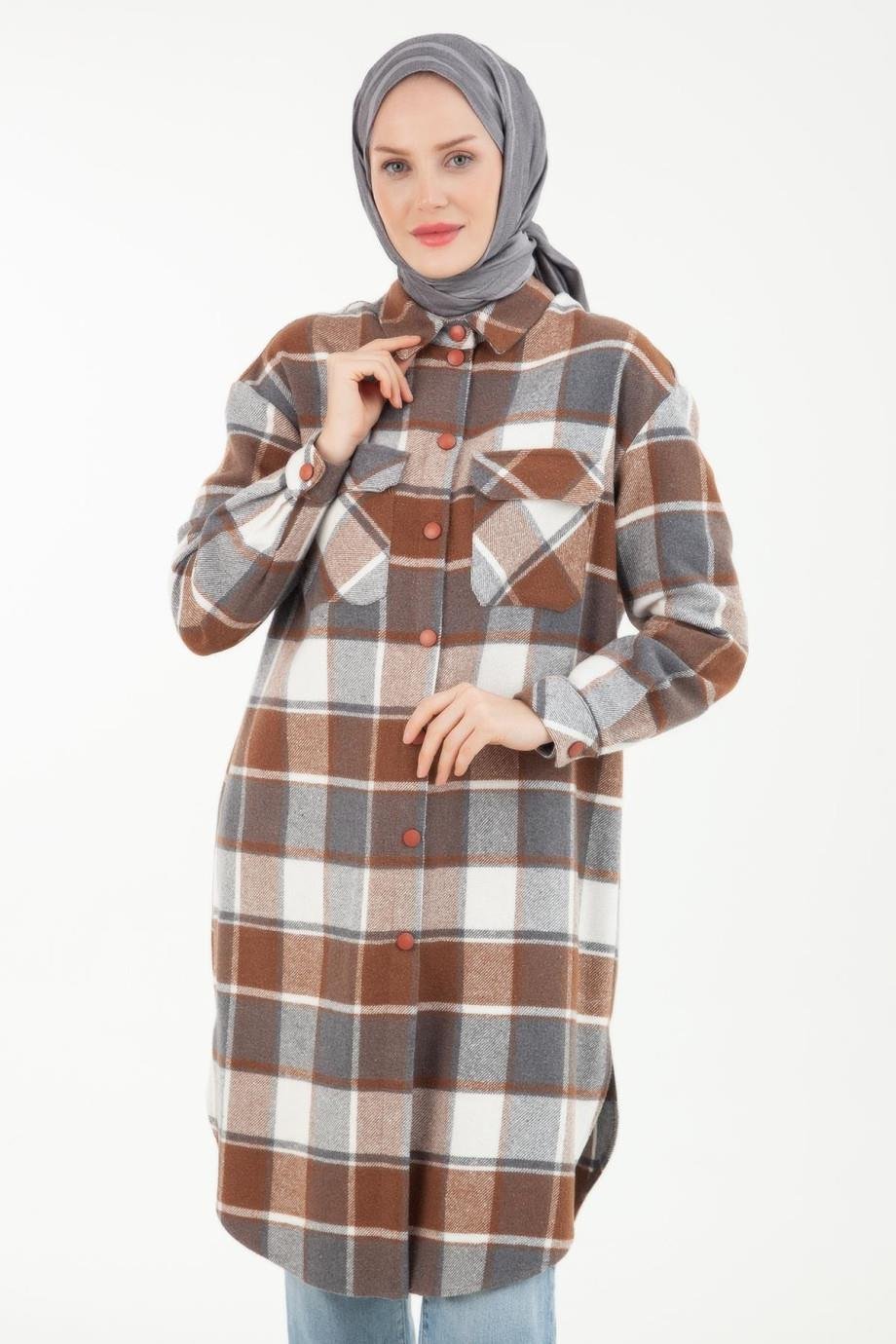 ARMİNE TREND 23KT402 TUNİK Taba