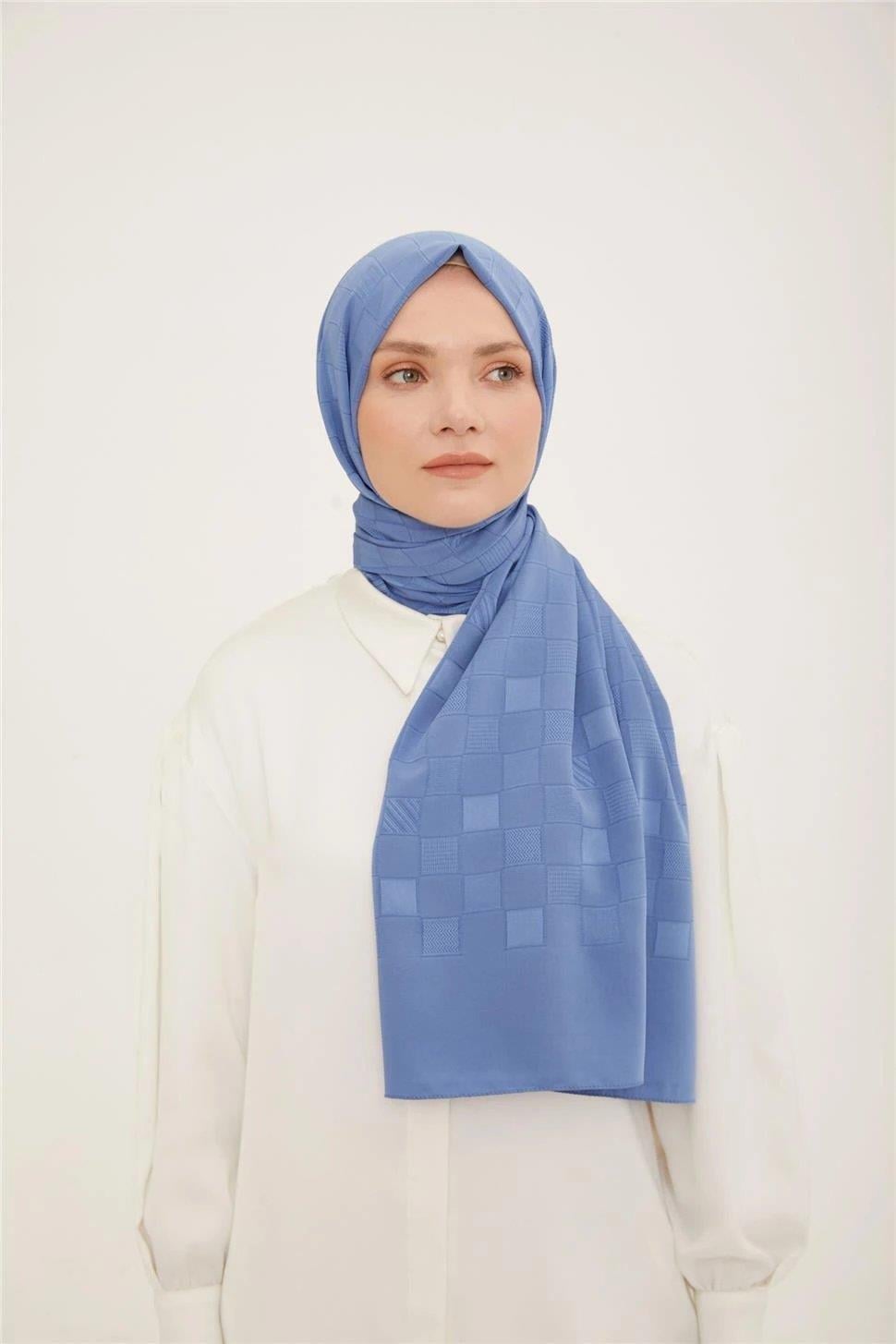ARMİNE TREND J.CAPRİ ŞAL 3 2023 Mavi