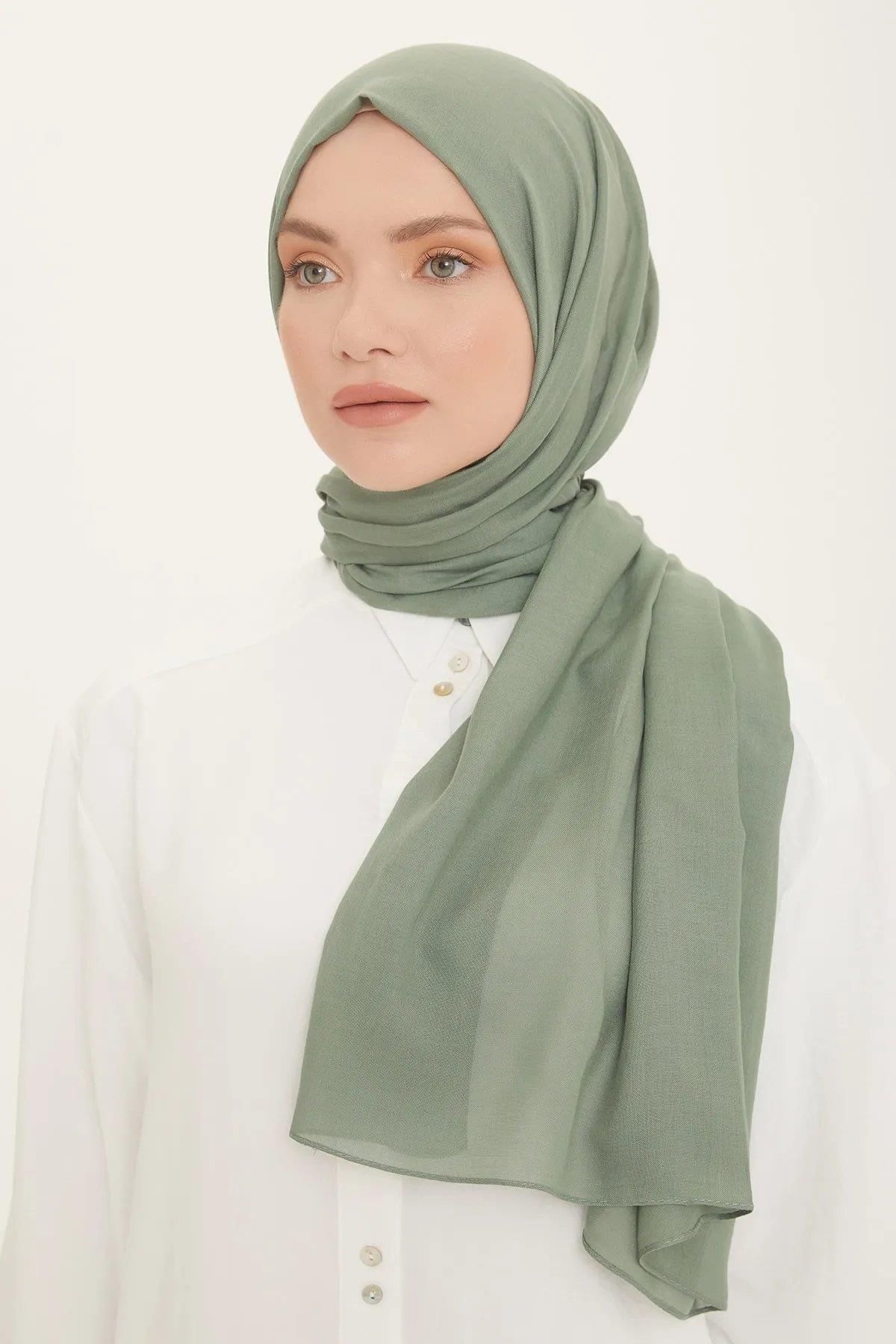 ARMİNE TREND NATUREL ŞAL 2023 Haki