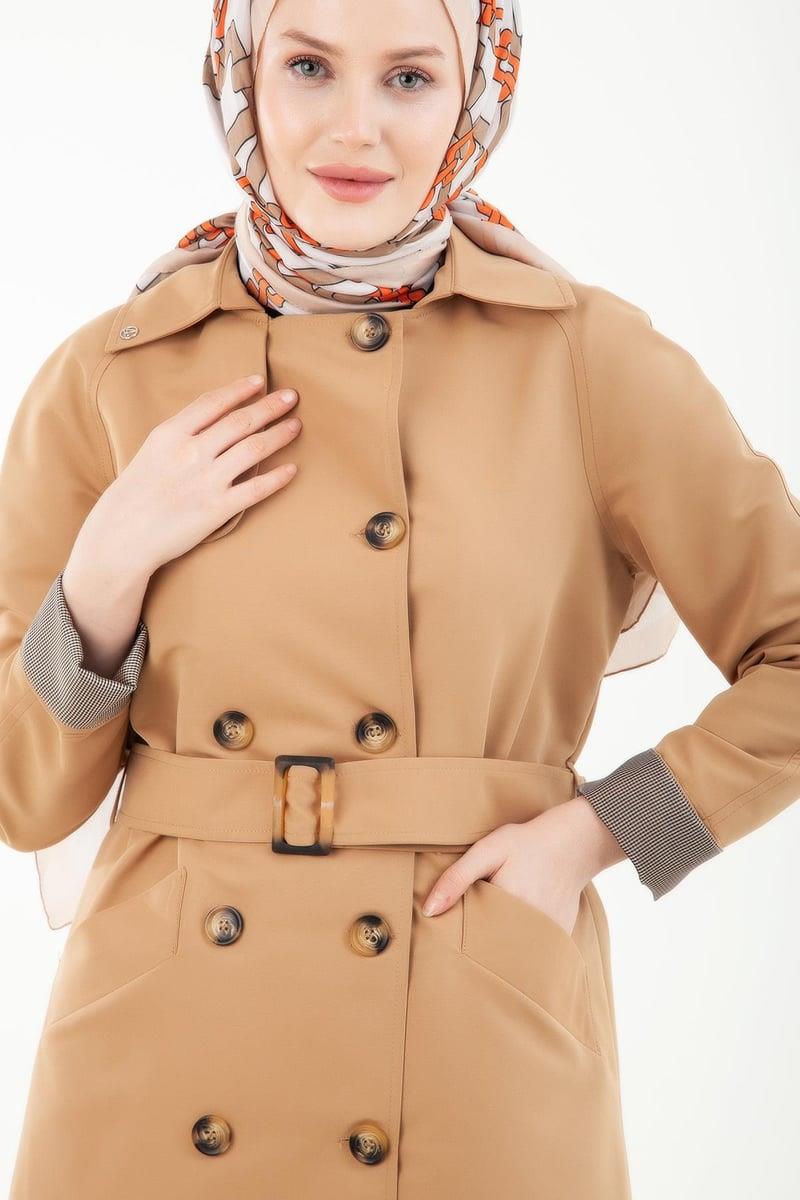 ARMİNE TREND TRENCKOT 24YT761 Bej
