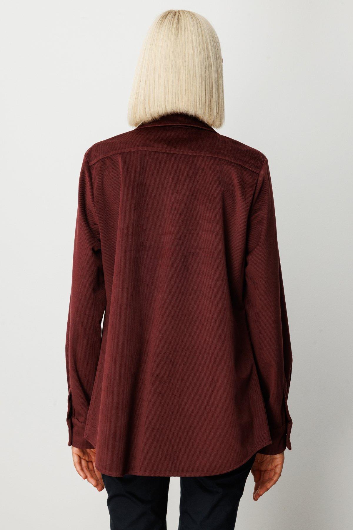 EKOL GÖMLEK 26K.EKL.BLZ.03045.1 BORDO
