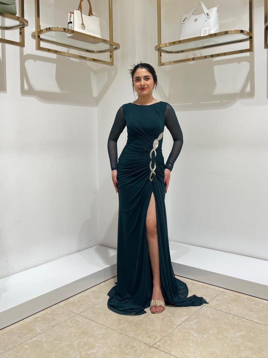 FOR COSTUME ABİYE 9269 ZÜMRÜT