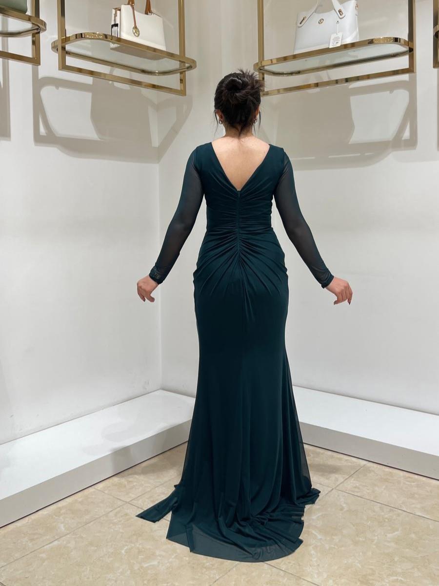 FOR COSTUME ABİYE 9269 ZÜMRÜT