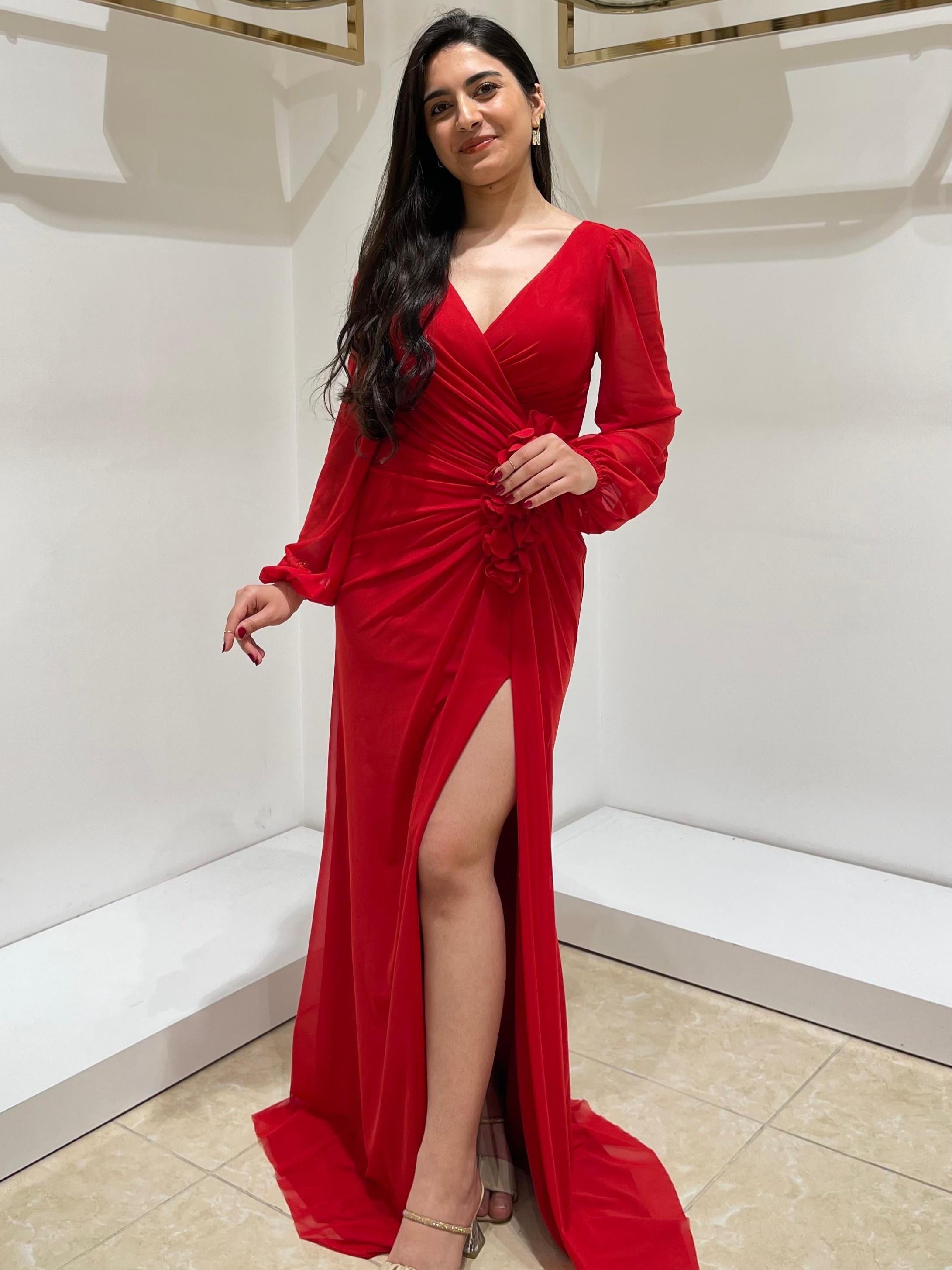 FOR COSTUME ABİYE 9343 Kırmızı