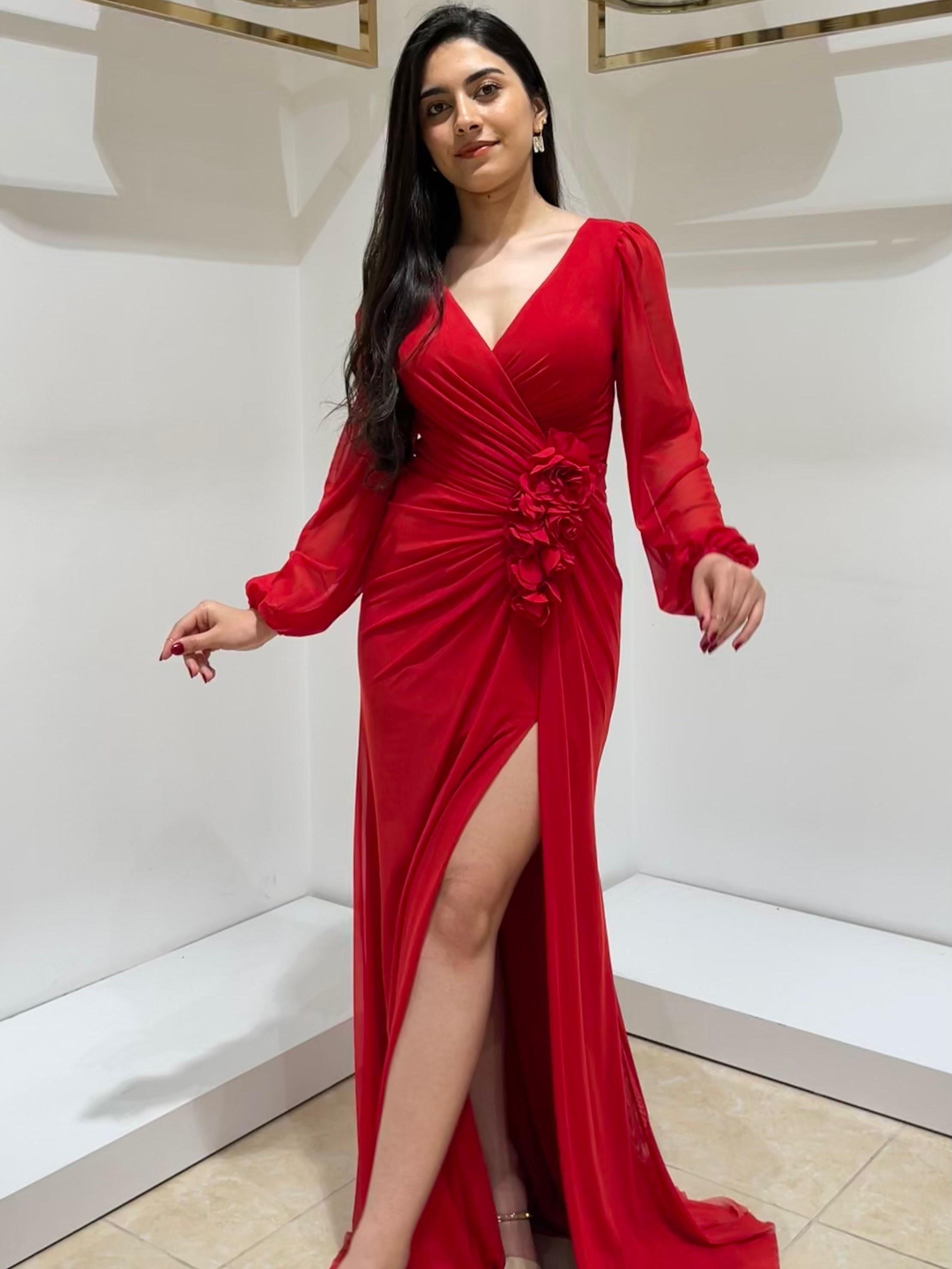 FOR COSTUME ABİYE 9343 Kırmızı