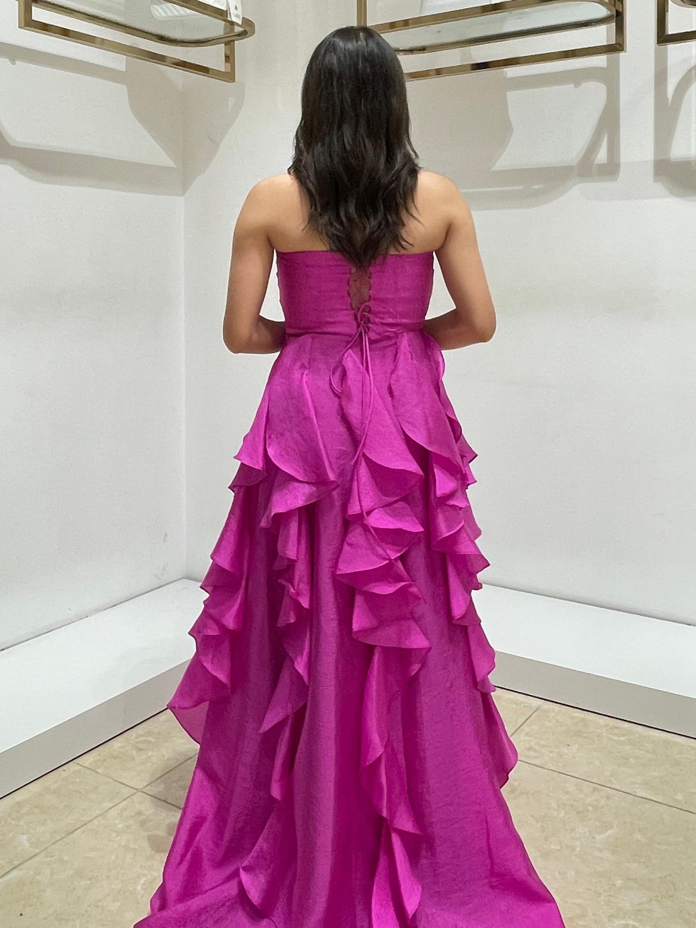 FOR COSTUME ABİYE 9385 FUŞYA