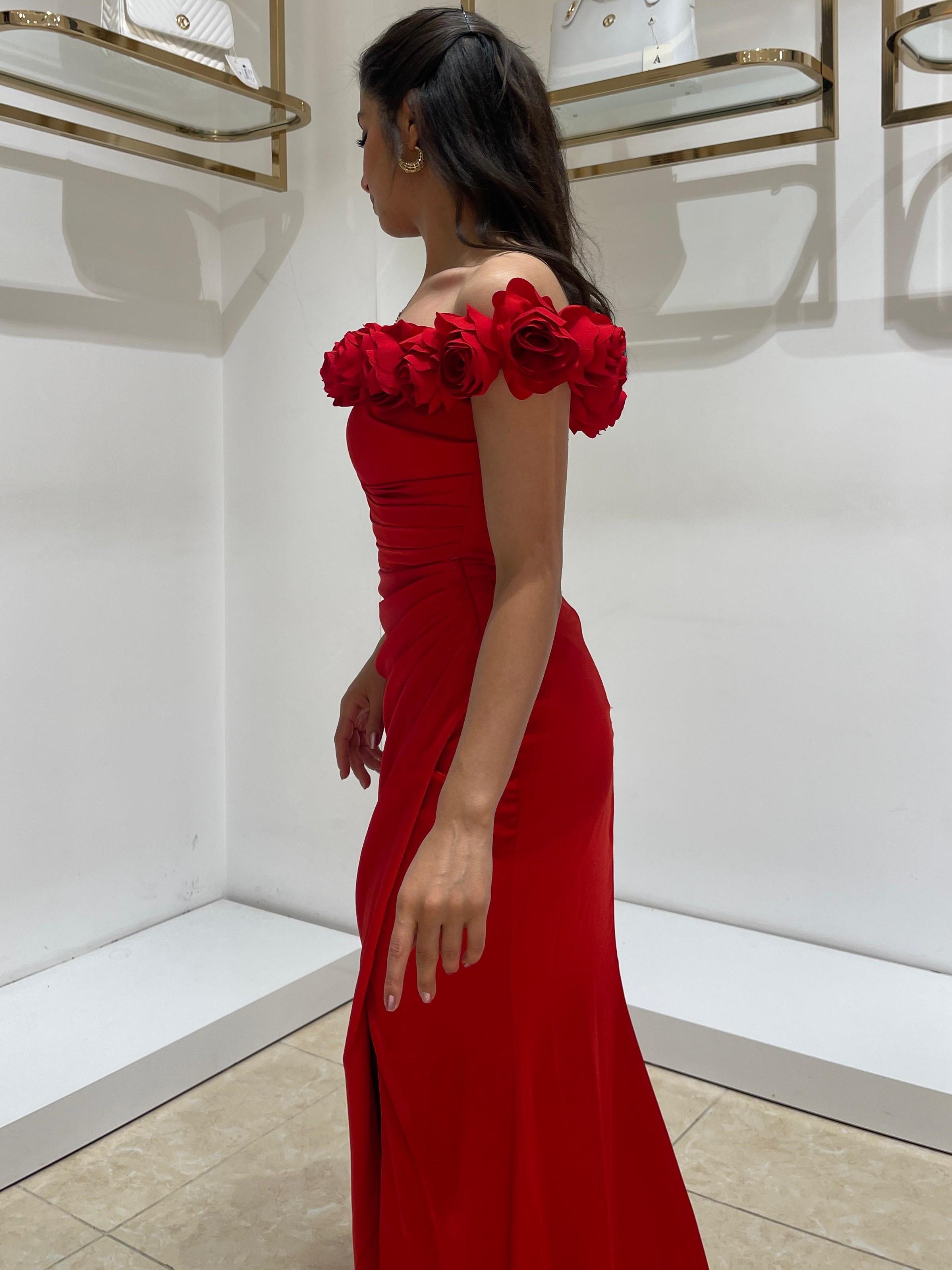 FOR COSTUME ABİYE 9523 Kırmızı