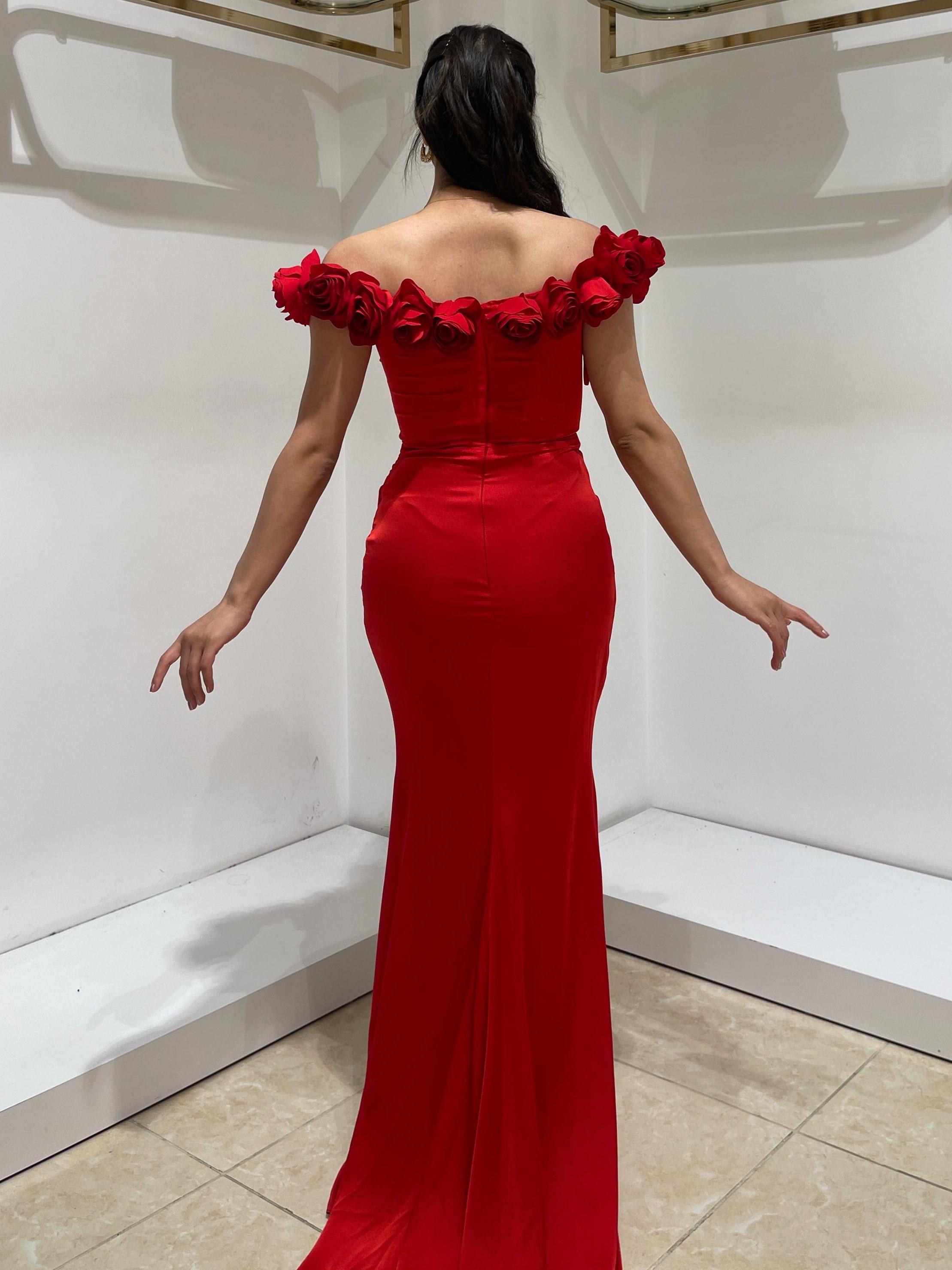 FOR COSTUME ABİYE 9523 Kırmızı