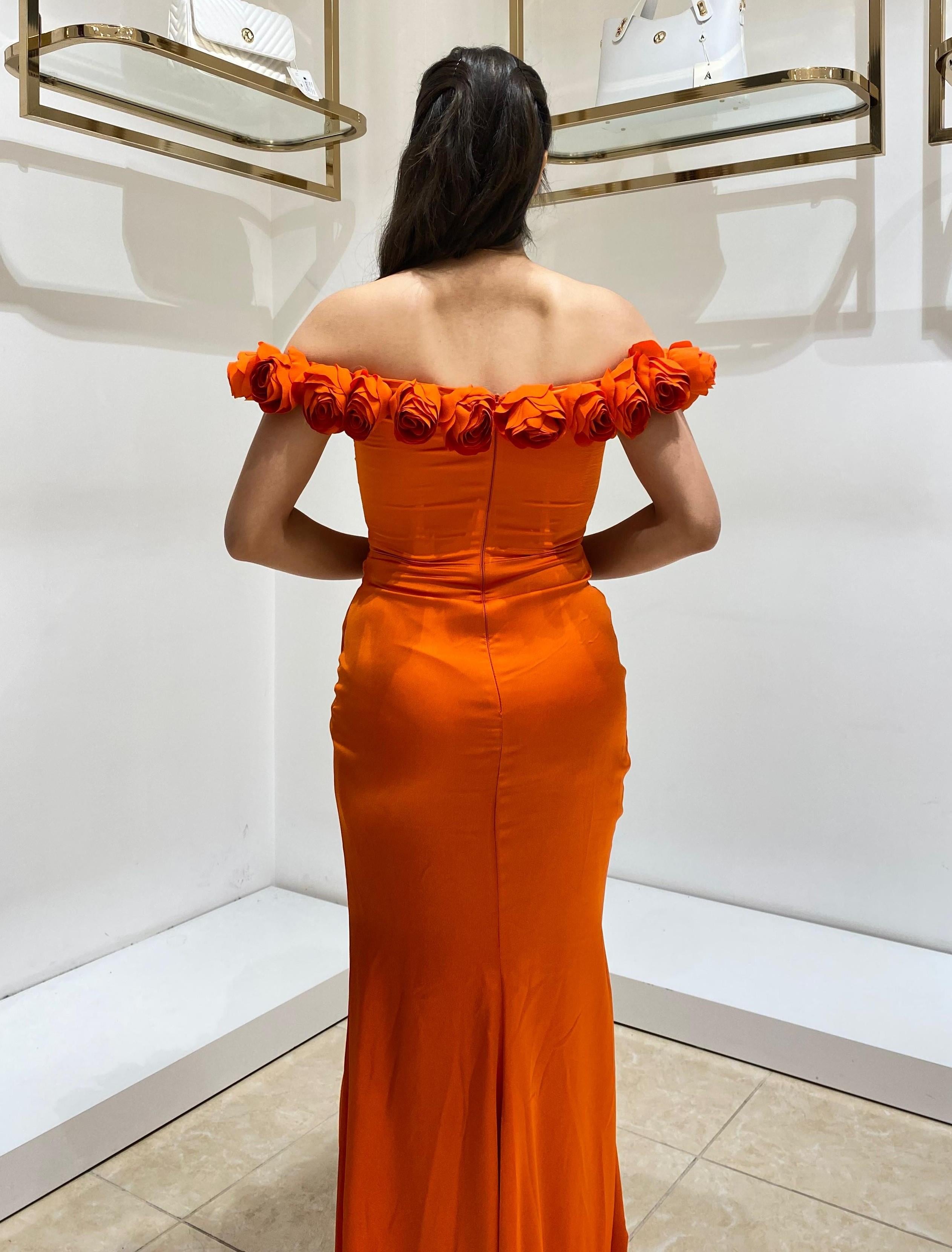 FOR COSTUME ABİYE 9523 ORANJ