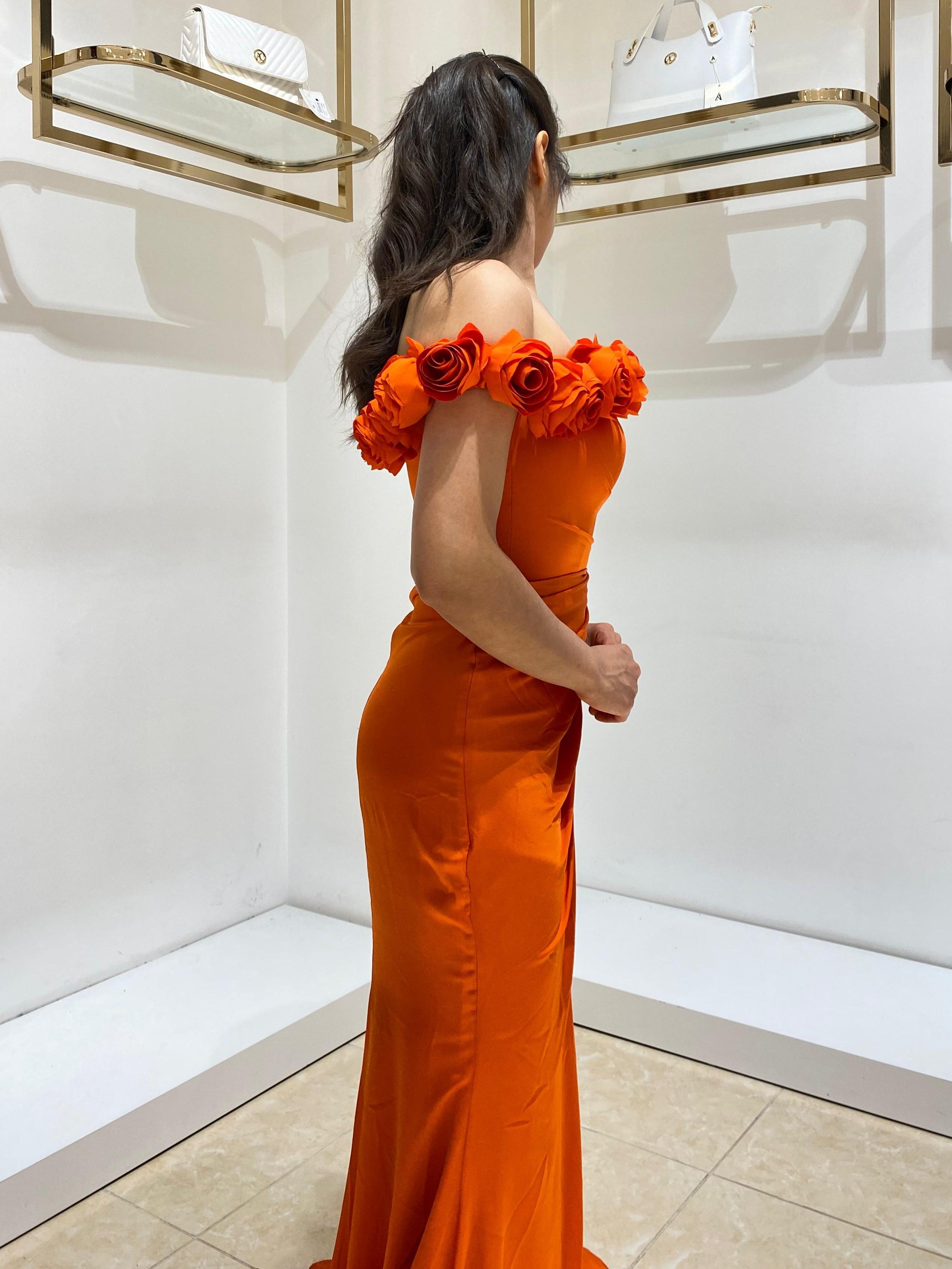 FOR COSTUME ABİYE 9523 ORANJ