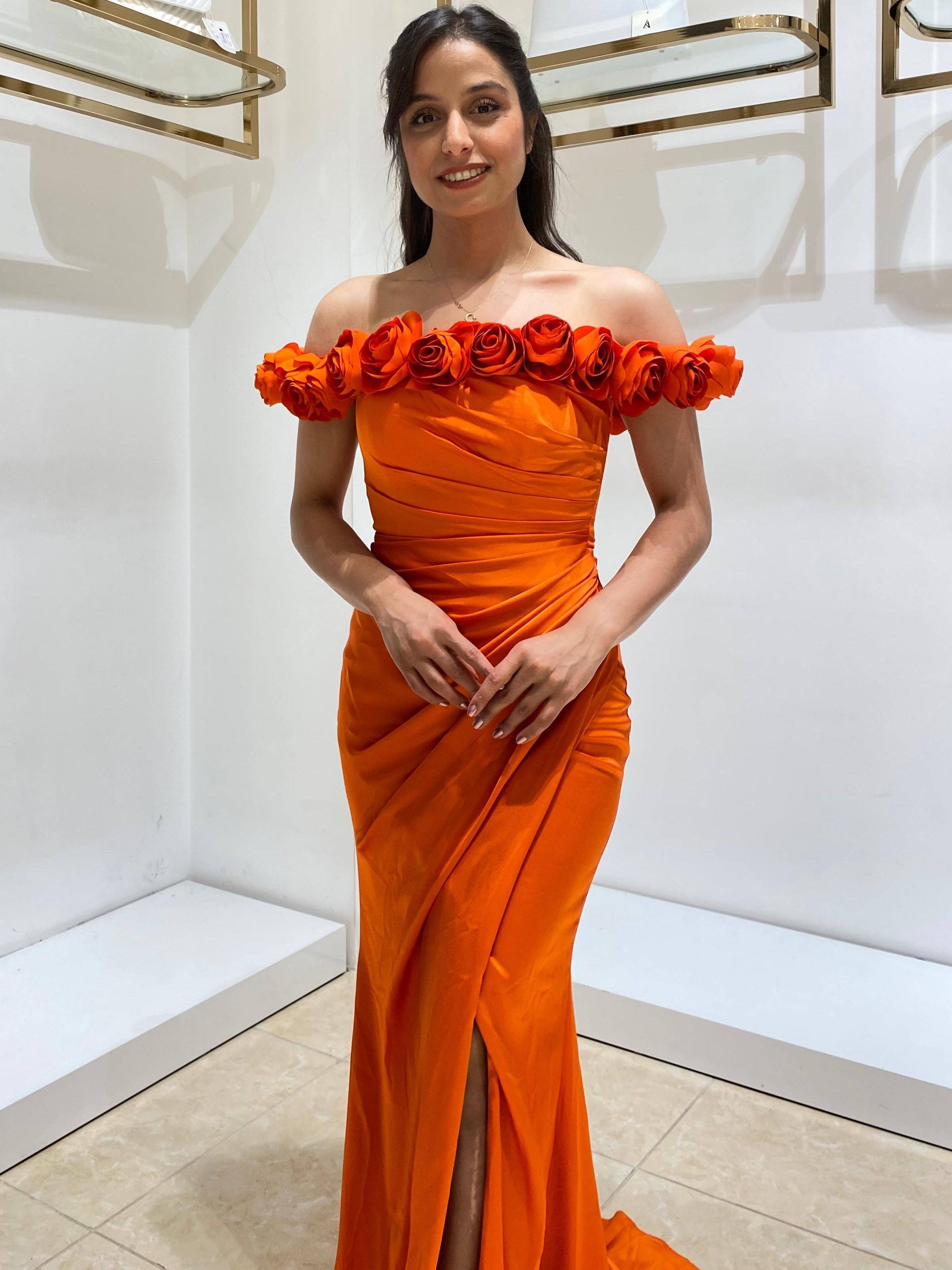 FOR COSTUME ABİYE 9523 ORANJ