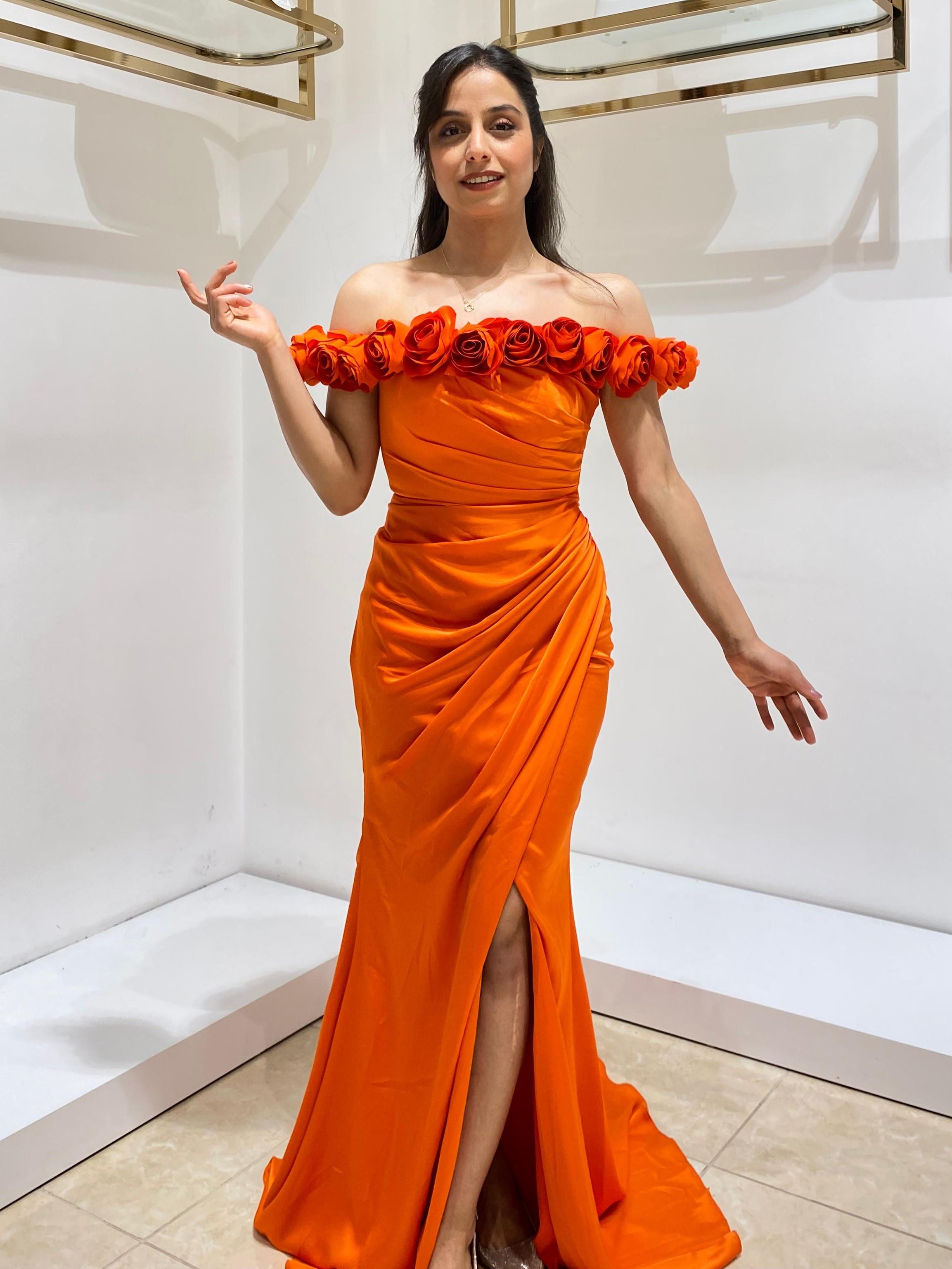 FOR COSTUME ABİYE 9523 ORANJ