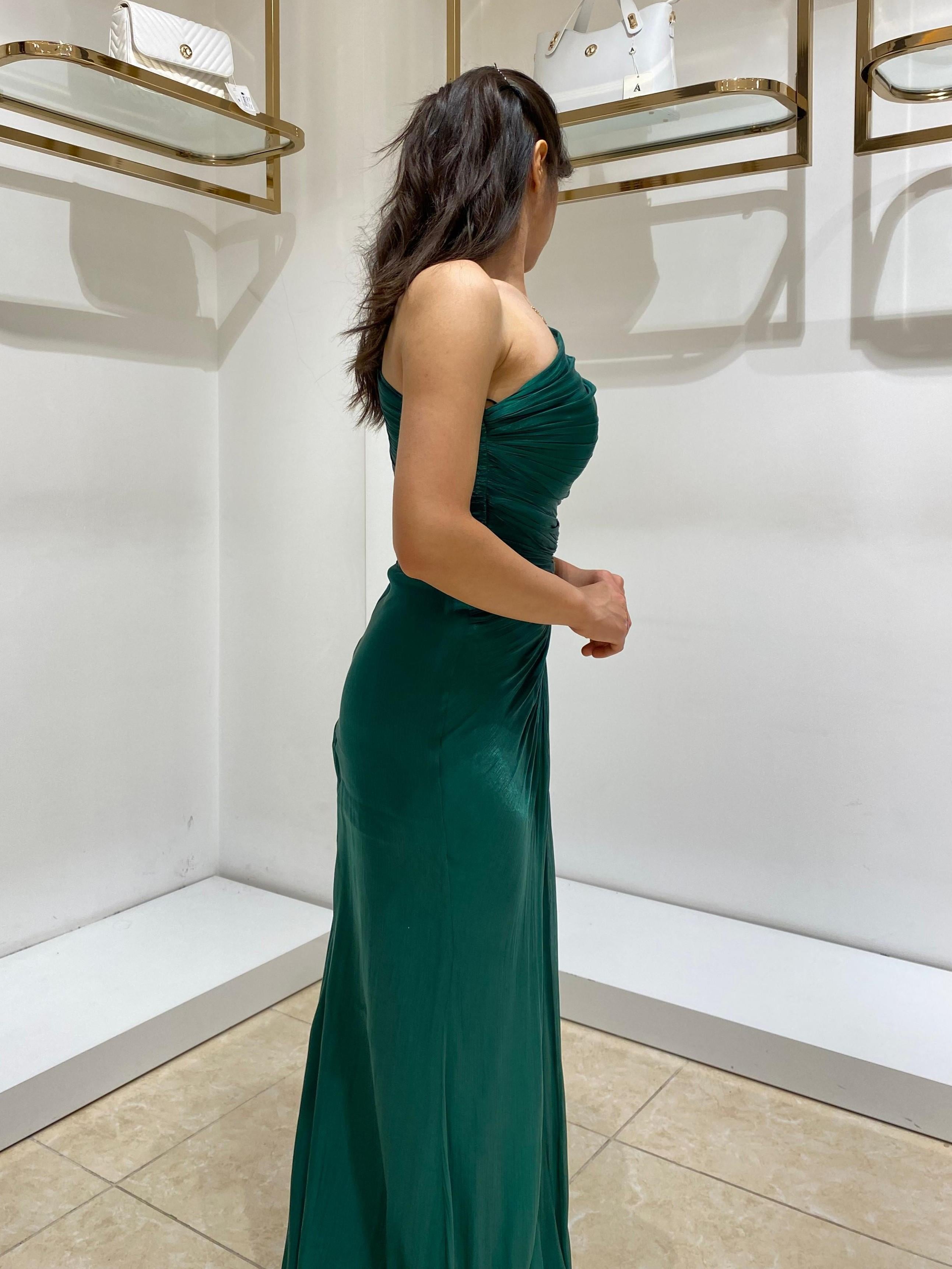 FOR COSTUME ABİYE 9558 ZÜMRÜT
