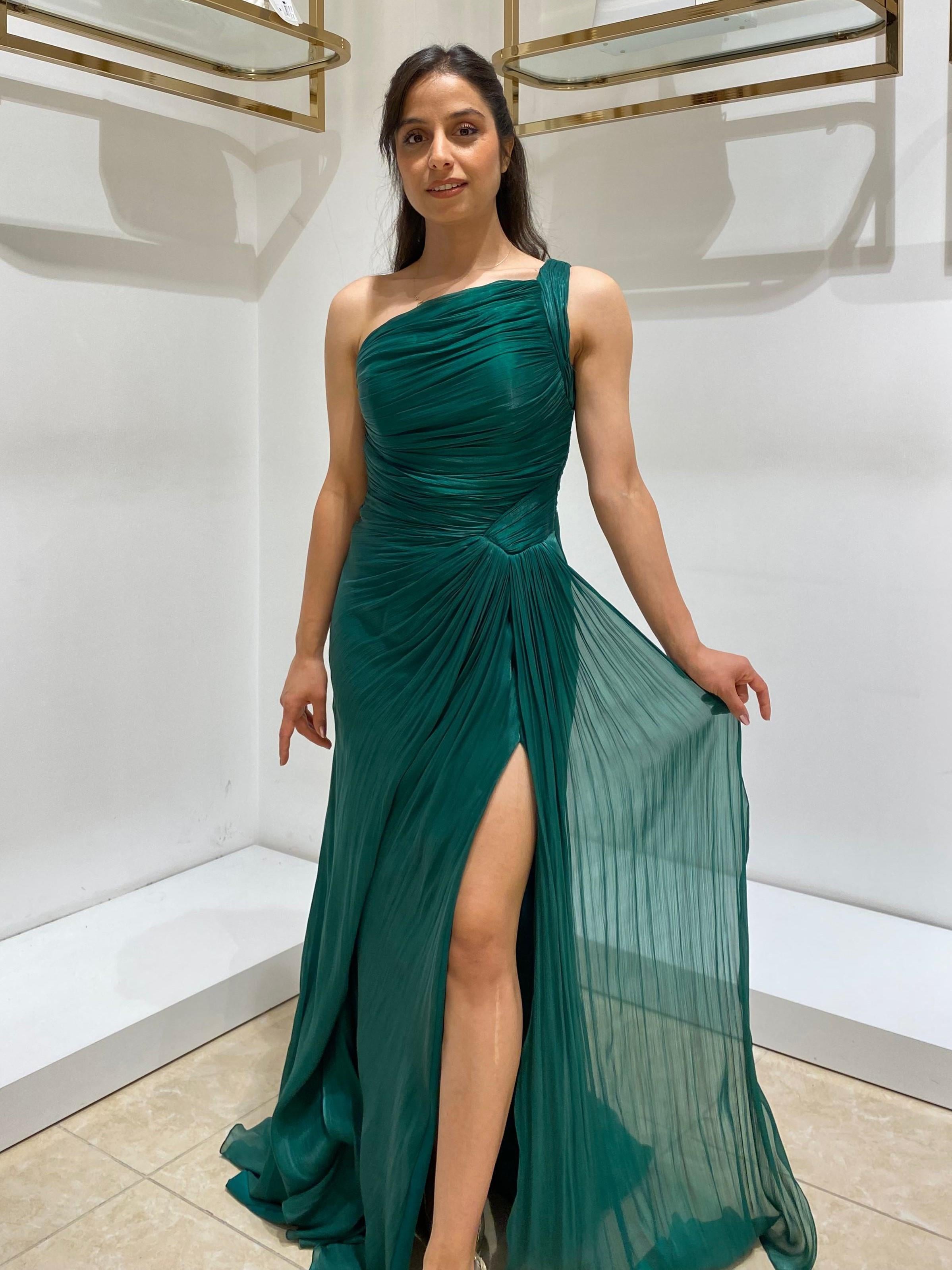 FOR COSTUME ABİYE 9558 ZÜMRÜT