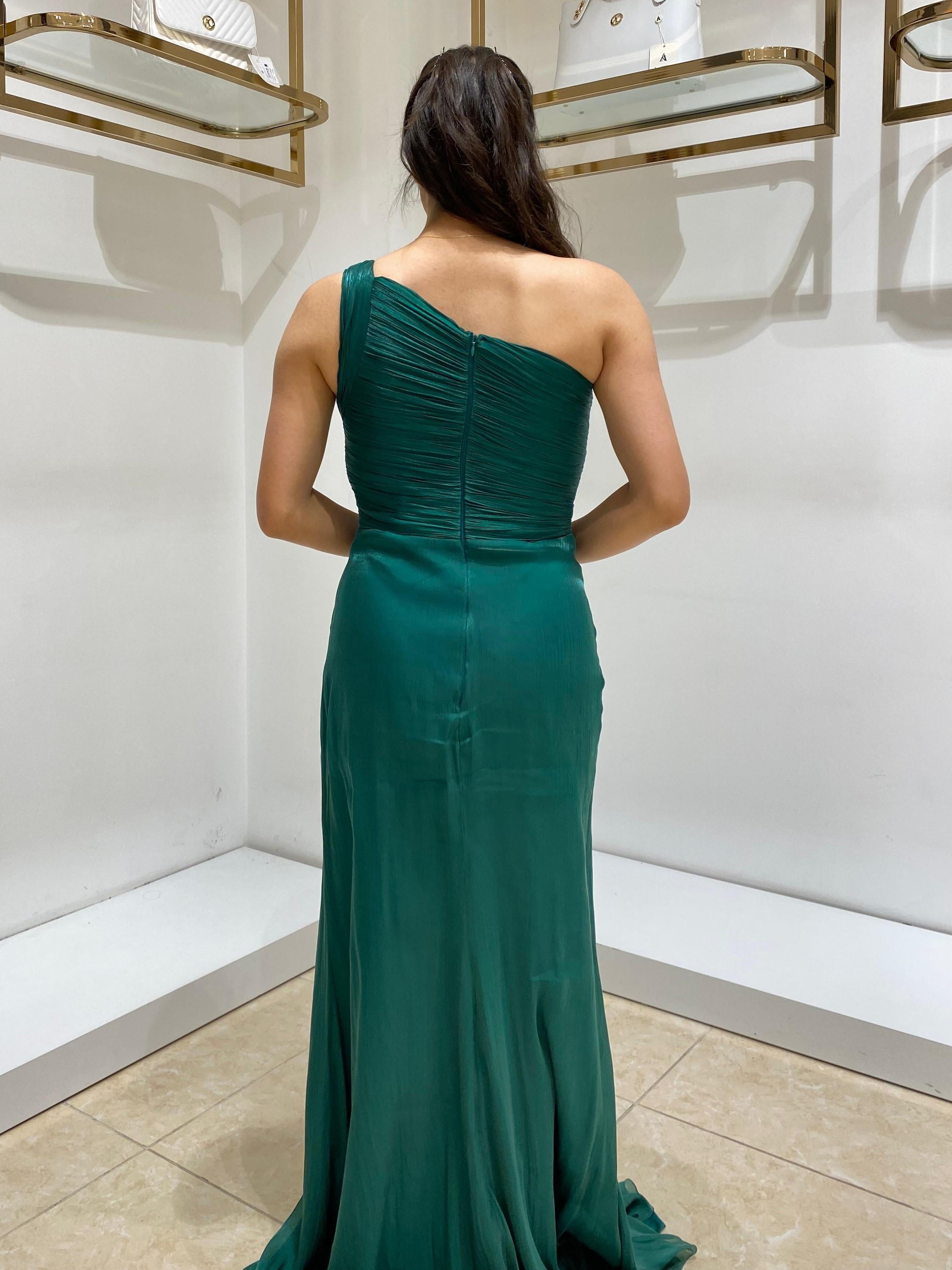 FOR COSTUME ABİYE 9558 ZÜMRÜT