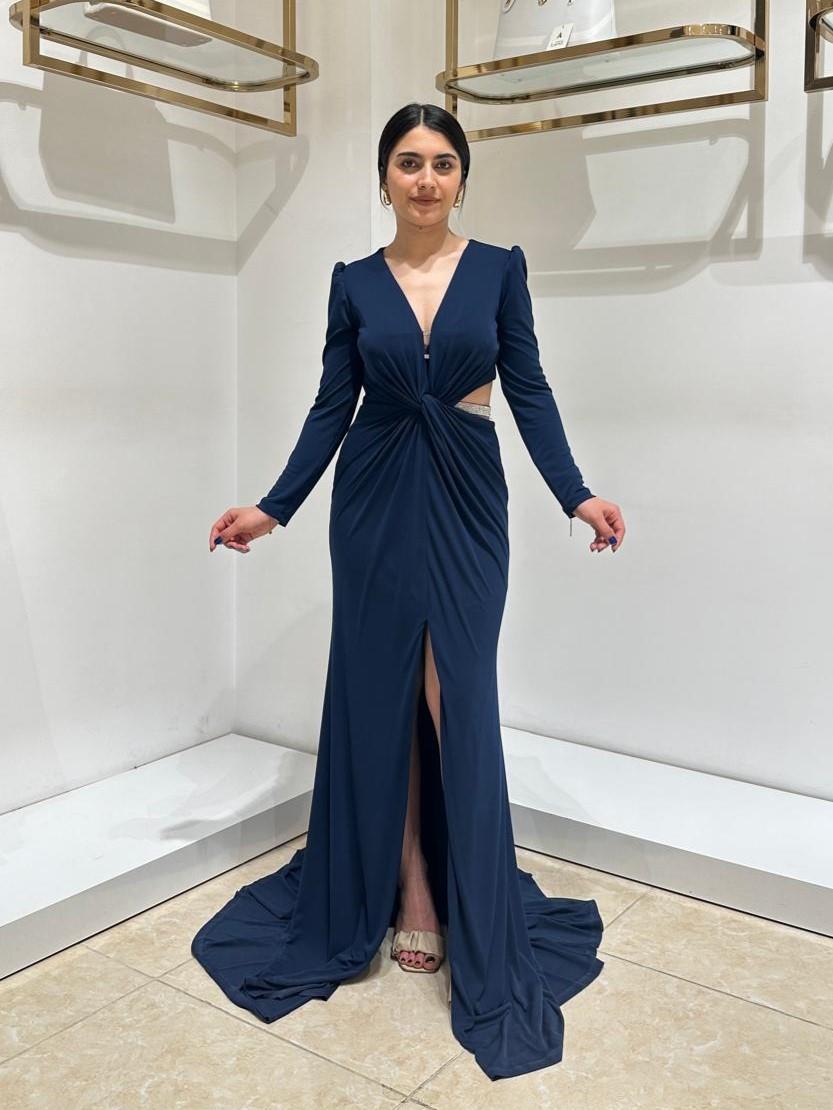 FOR COSTUME BAYAN ABİYE 8694 Lacivert