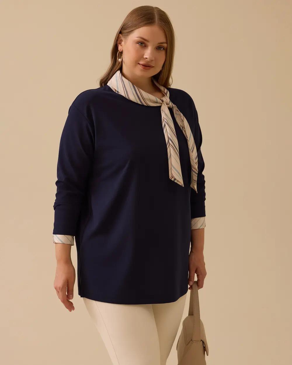 GALA-Xİ BLUZ -252814001 Lacivert