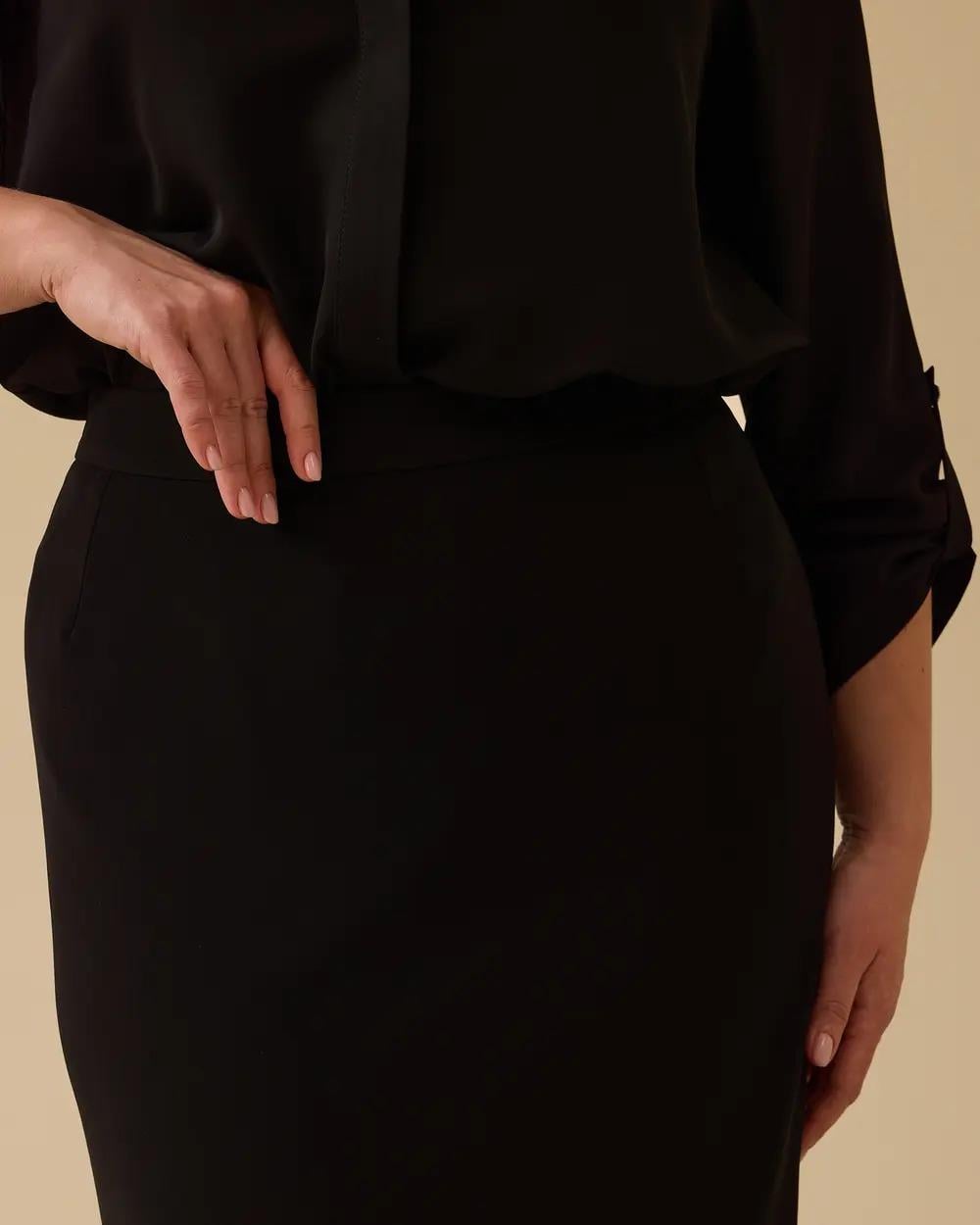 Gala-xi Şık Etek -251614005 Siyah